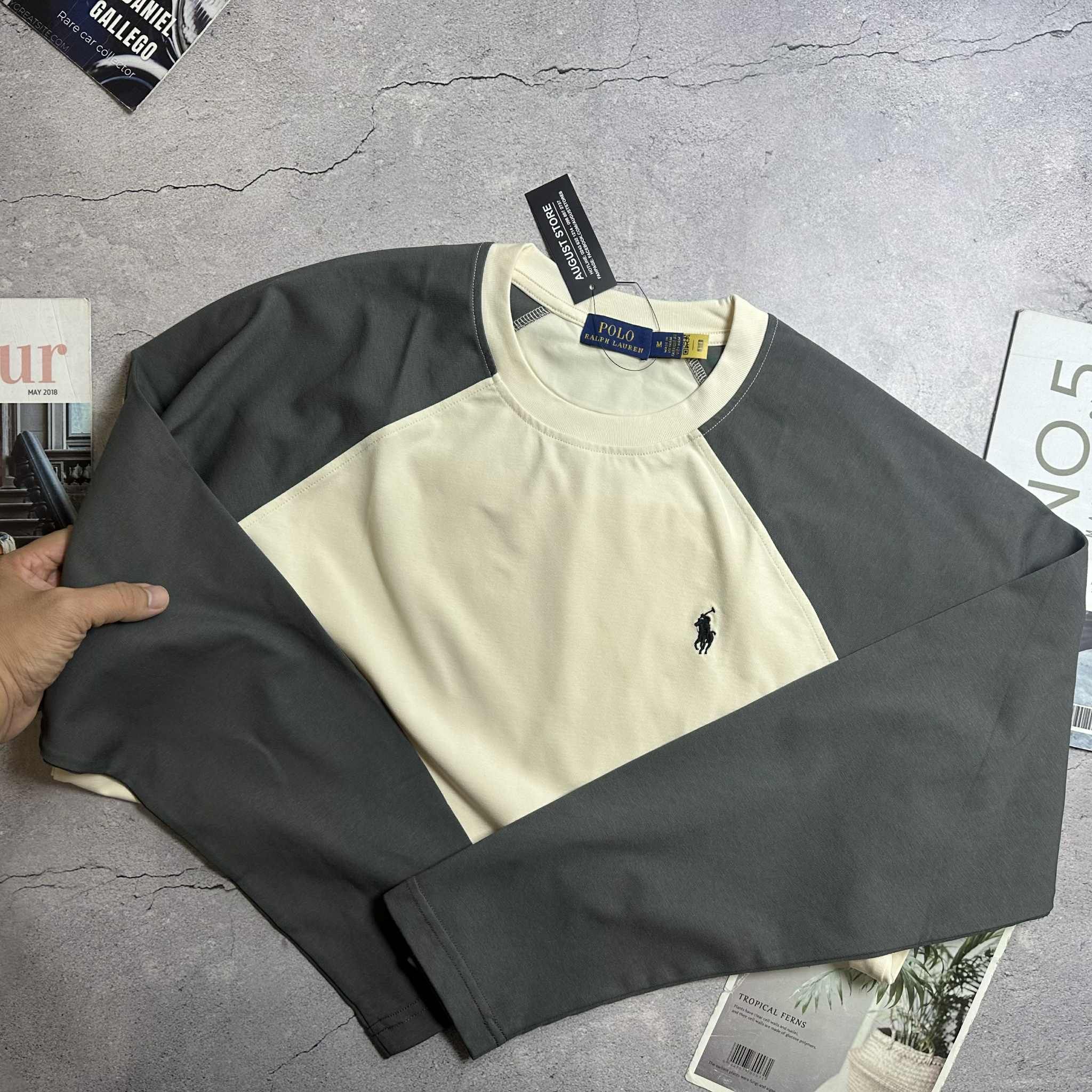 ÁO DT RALP.LAUREN PHỐI MÀU LOGO THÊU 9431