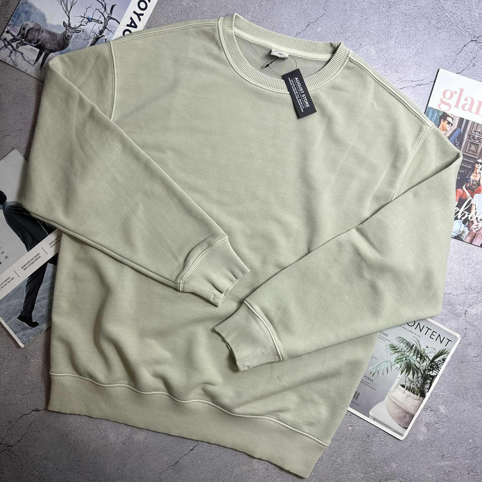 ÁO NỈ SPAO VẢI GIẶT WASH OVERSIZE 5203