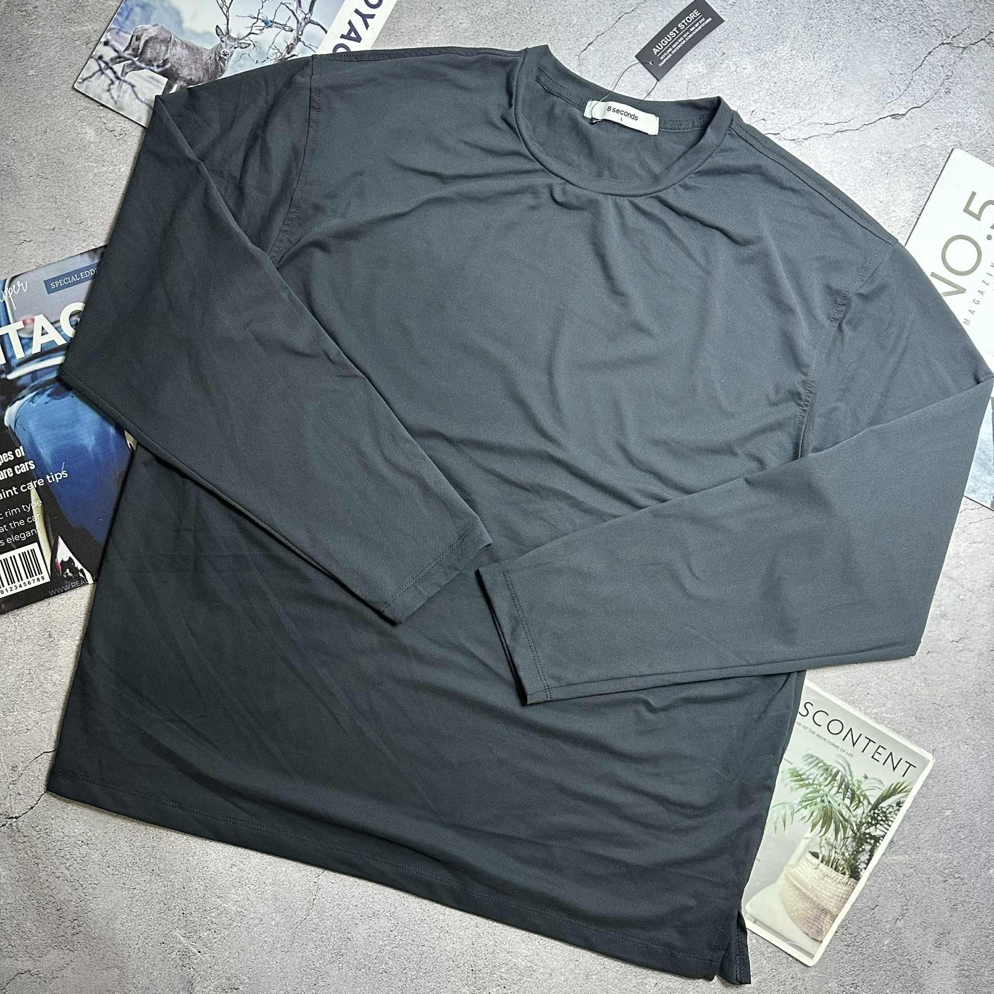 ÁO DÀI TAY 8.SECONDS BASIC OVERSIZE 5943