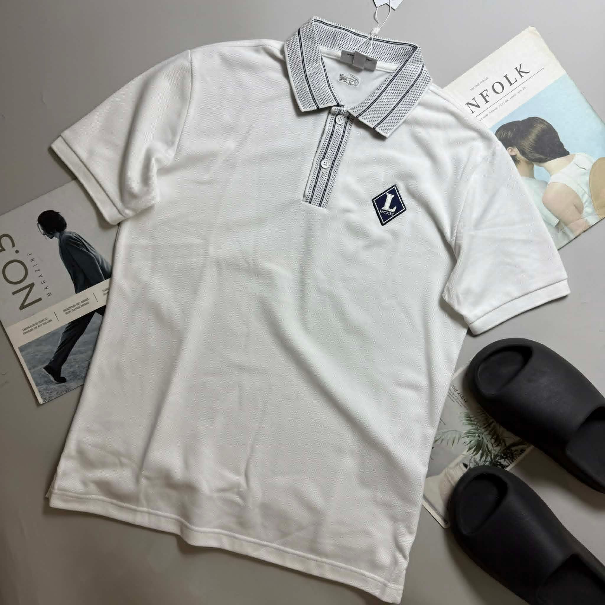 POLO LA.COSTE LOGO L THÊU NGỰC 7658
