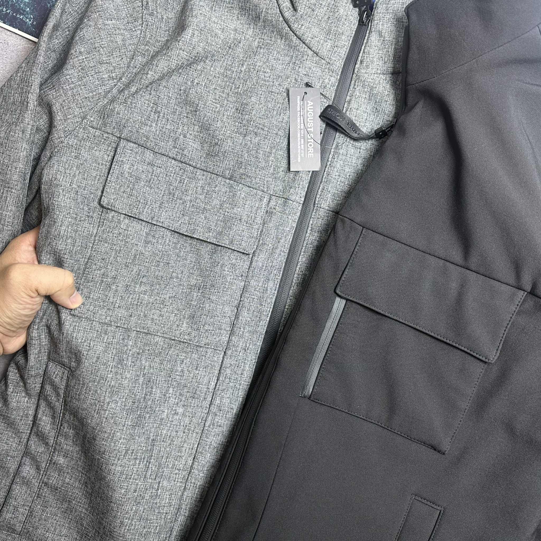 AK TÚI NGỰC M.KORS KHÓA ZIP VẢI CHỐNG NƯỚC 8016