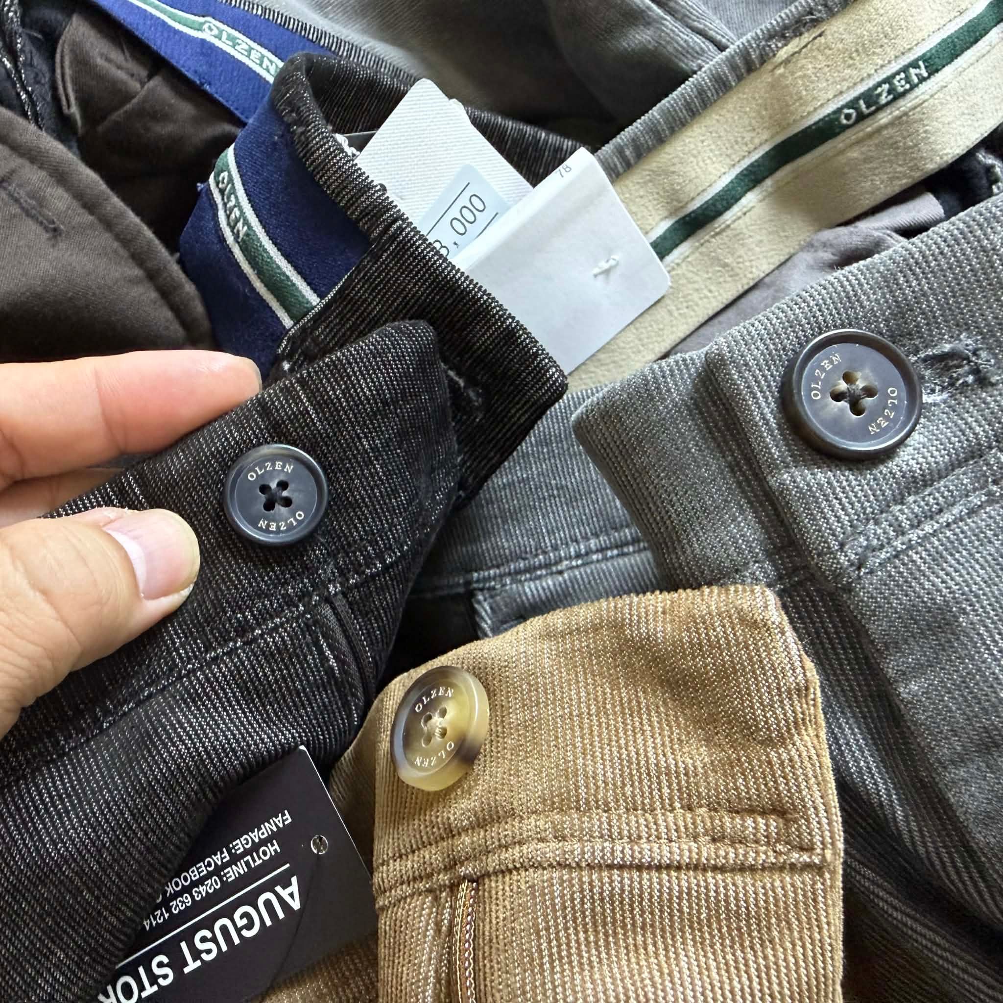 QUẦN NHUNG LÓT NỈ OL.ZEN STANDARD FIT 3034