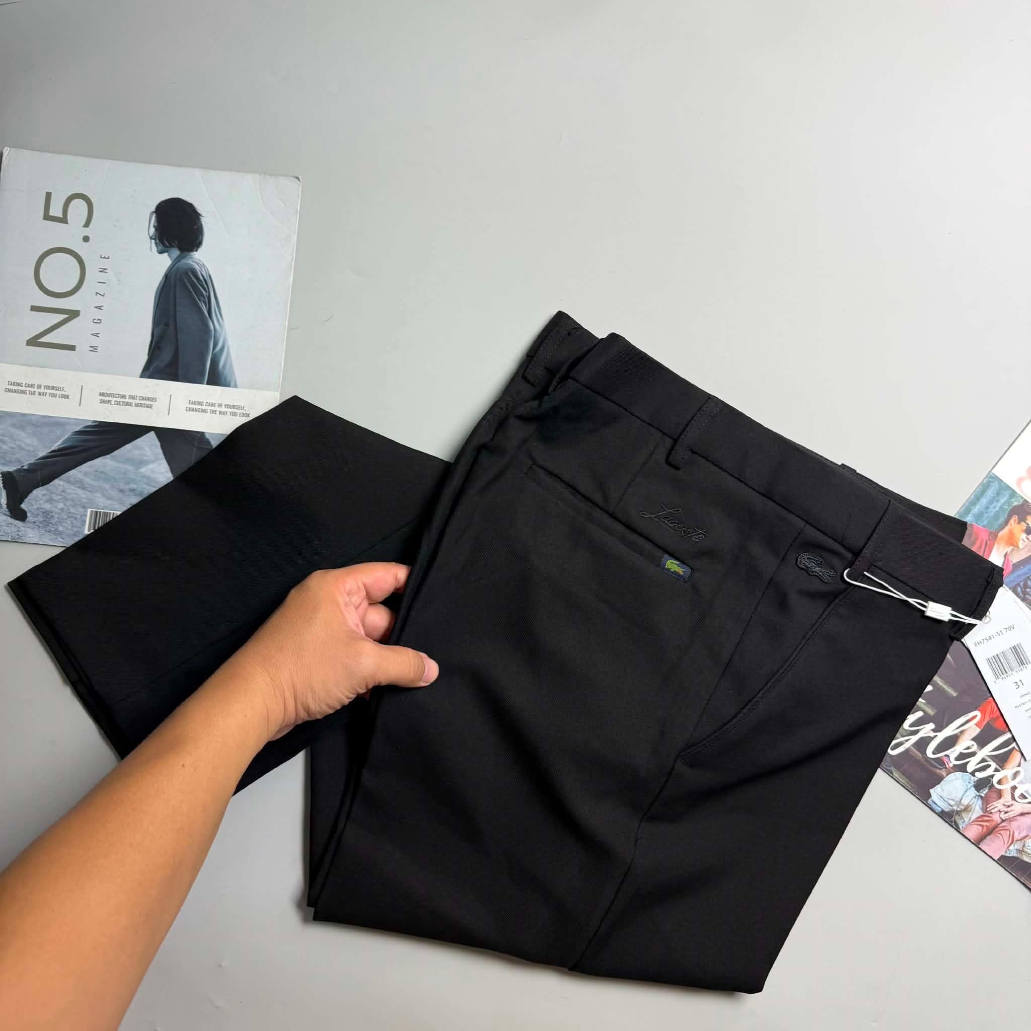 QUẦN VẢI LA.COSTE LOGO TÚI SLIM 6823