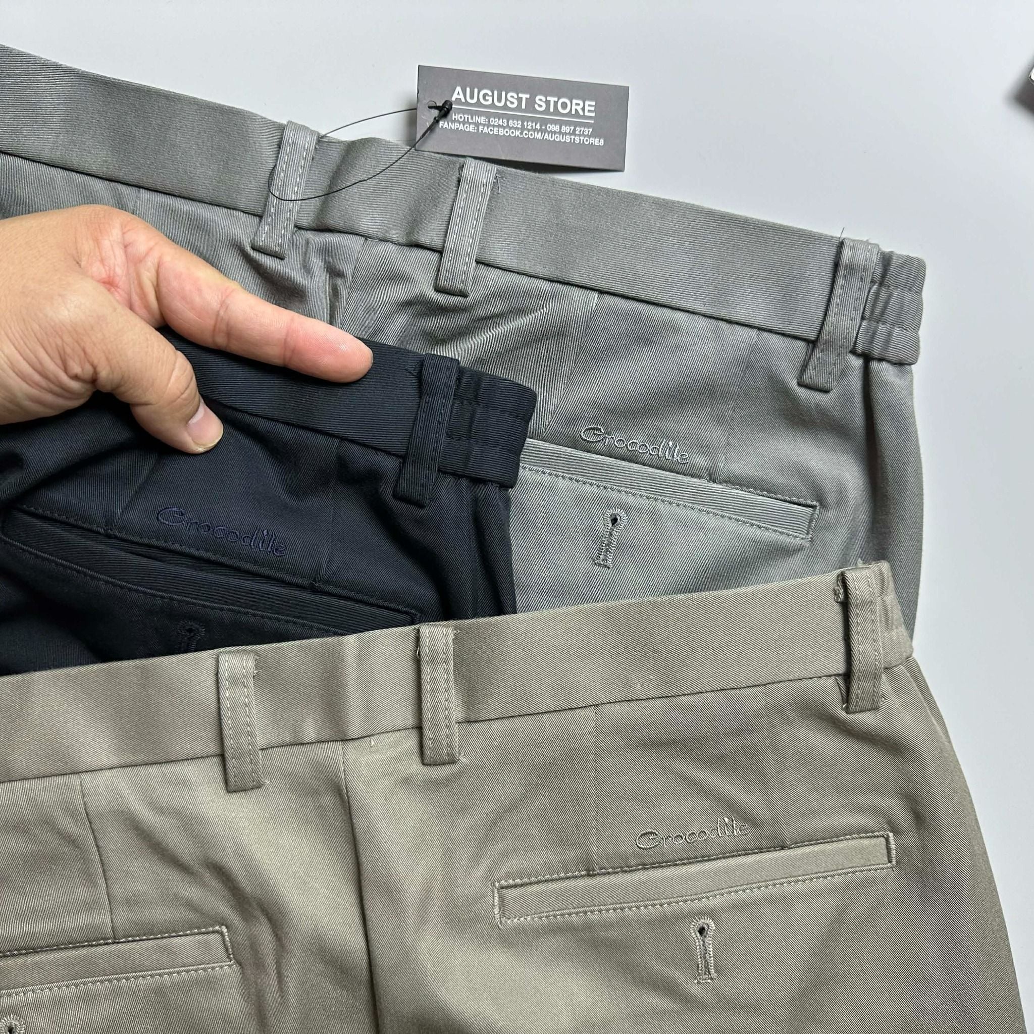 QUẦN CHINO KAKI BASIC CẠP CHUN CRO.CODILE 4504