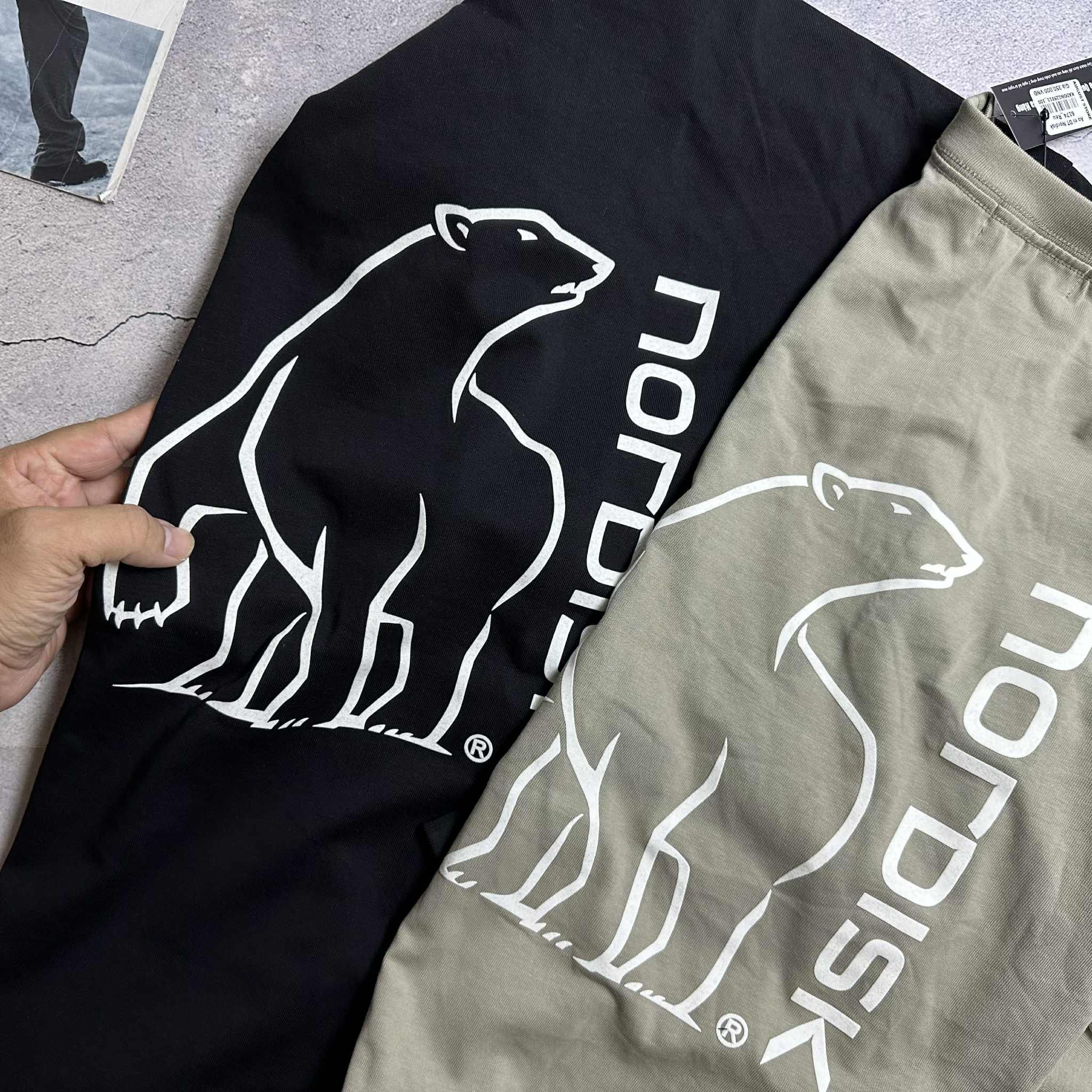 ÁO DT NOR.DISK IN HÌNH GẤU BẮC CỰC MẶC ĐÔI 6174