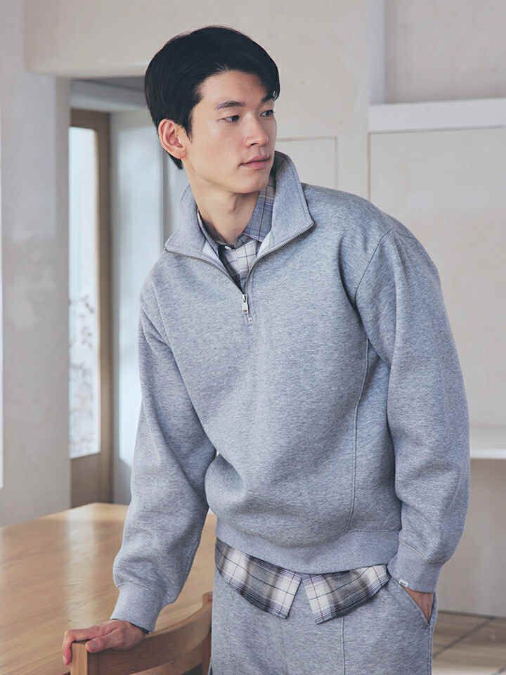 ÁO NỈ CỔ KÉO KHÓA PRO.JECT M 1824