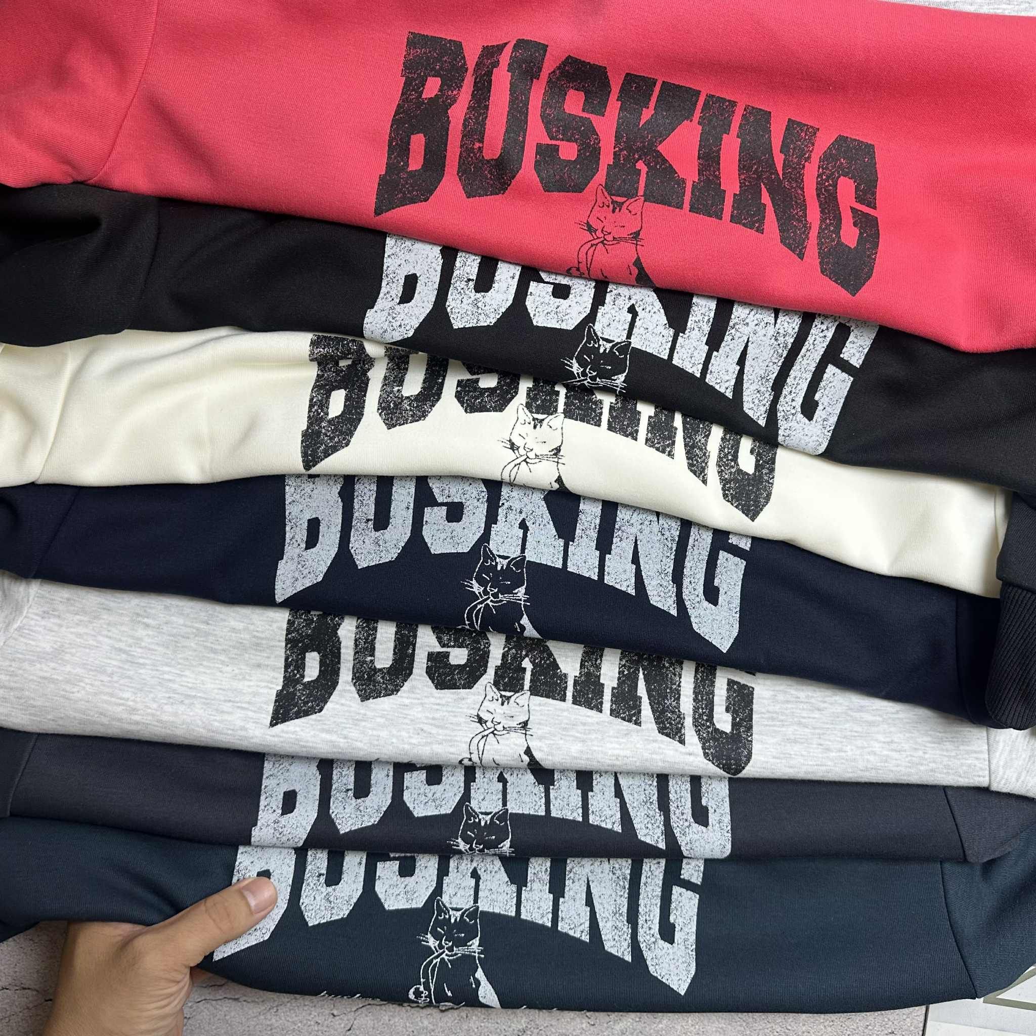 ÁO NỈ POL.HAM BUSKING MẶC ĐÔI NAM NỮ 3107