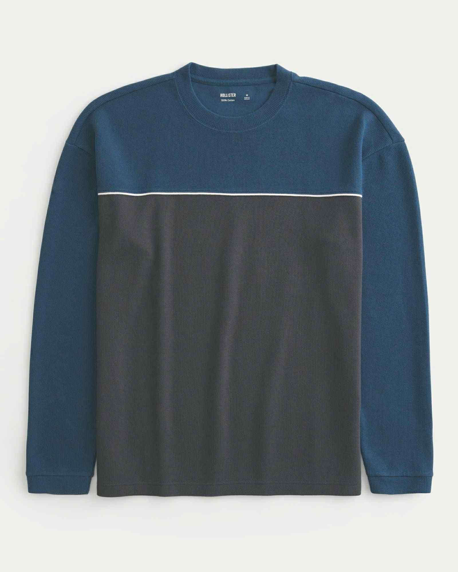 ÁO DT HOL.LISTER PHỐI MÀU FORM BOXY FIT 3665