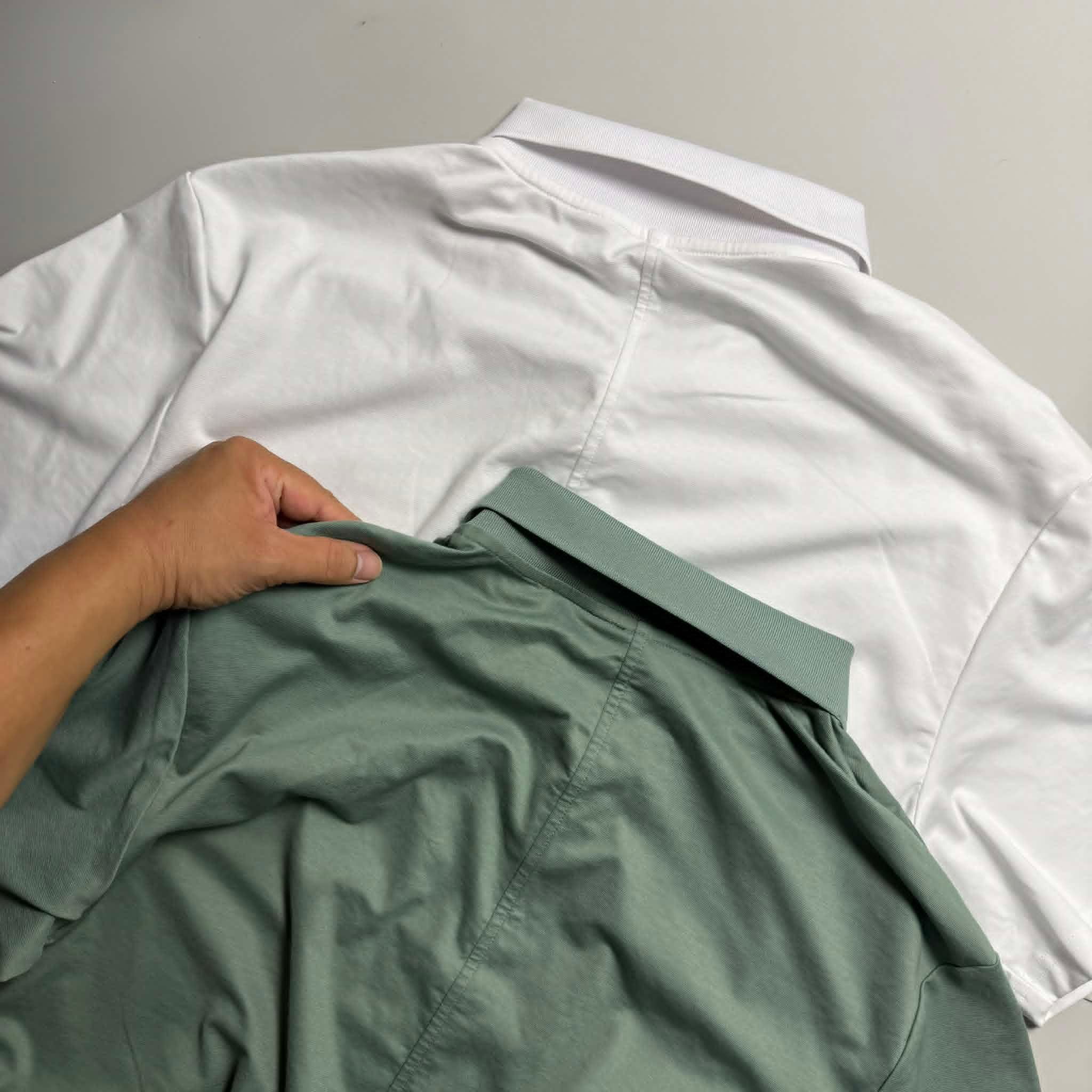 POLO BROMP.TON LOGO NGỰC VẢI SUPIMA 3695