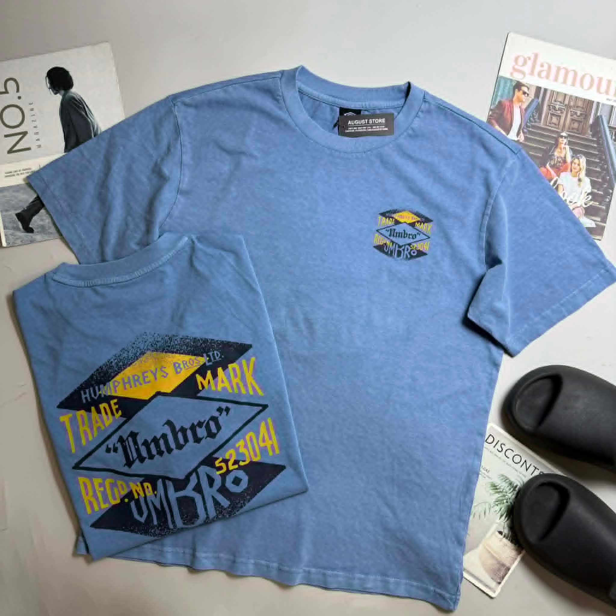 ÁO CT UM.BRO IN HÌNH UNISEX MẶC ĐÔI 5511