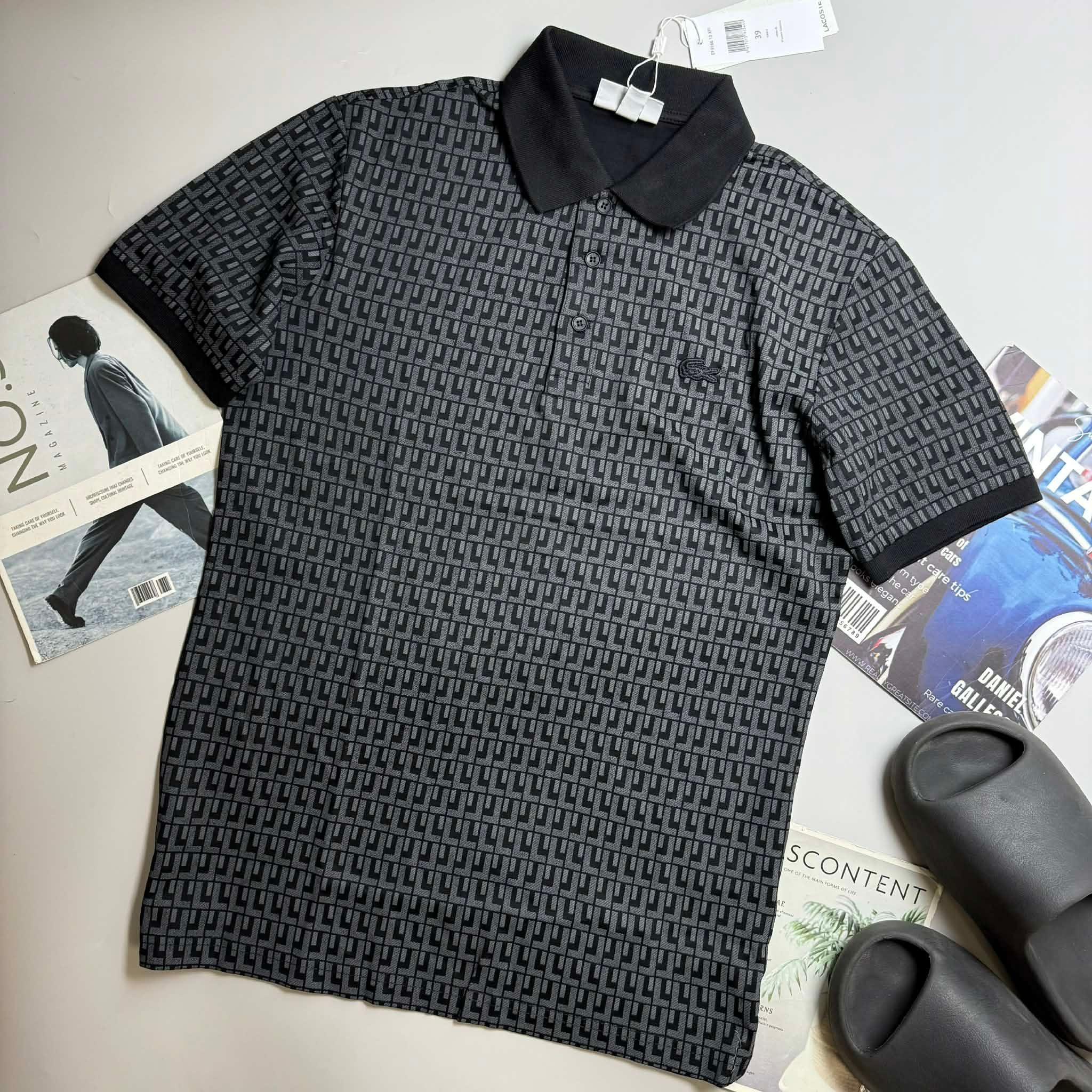 POLO LA.COSTE HỌA TIẾT LOGO NGỰC SLIM 7634