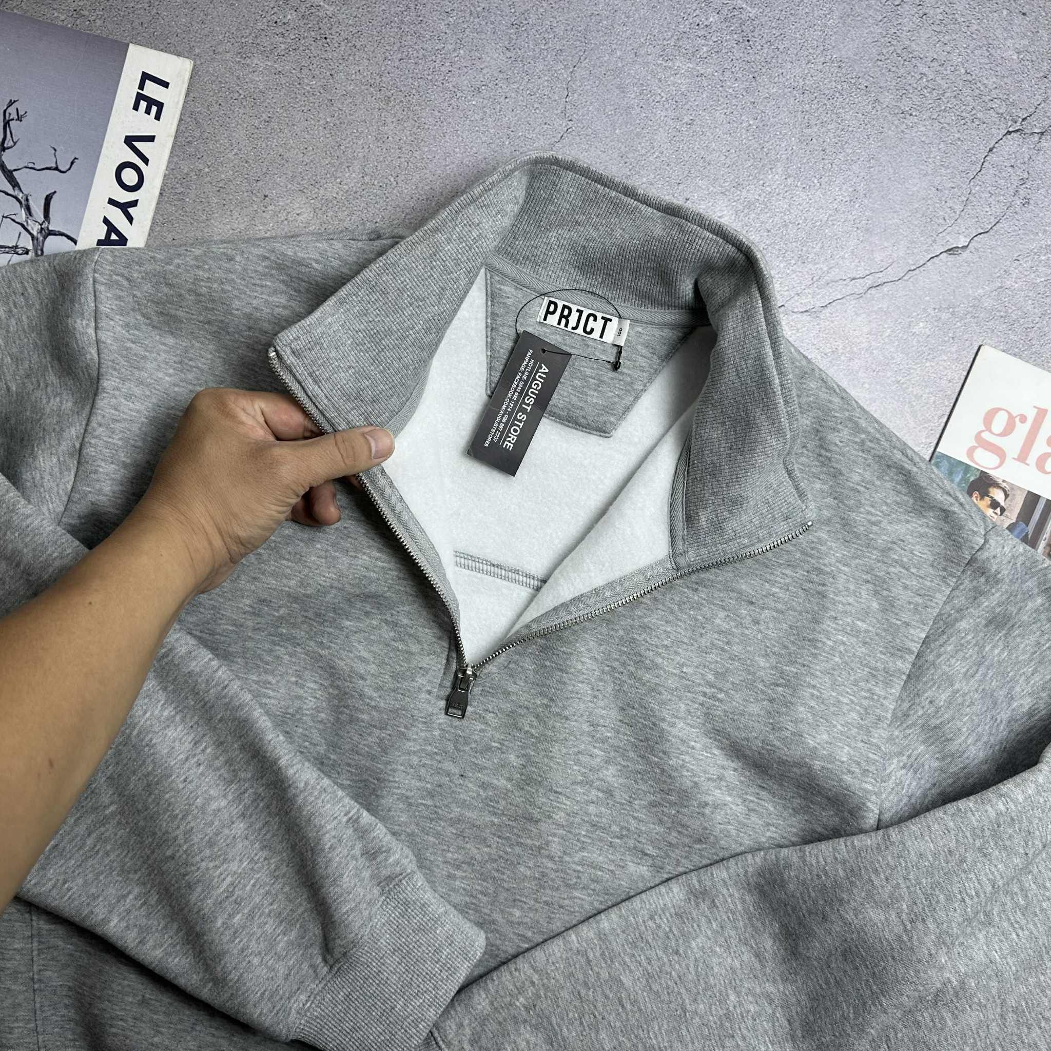 ÁO NỈ CỔ KÉO KHÓA PRO.JECT M 1824