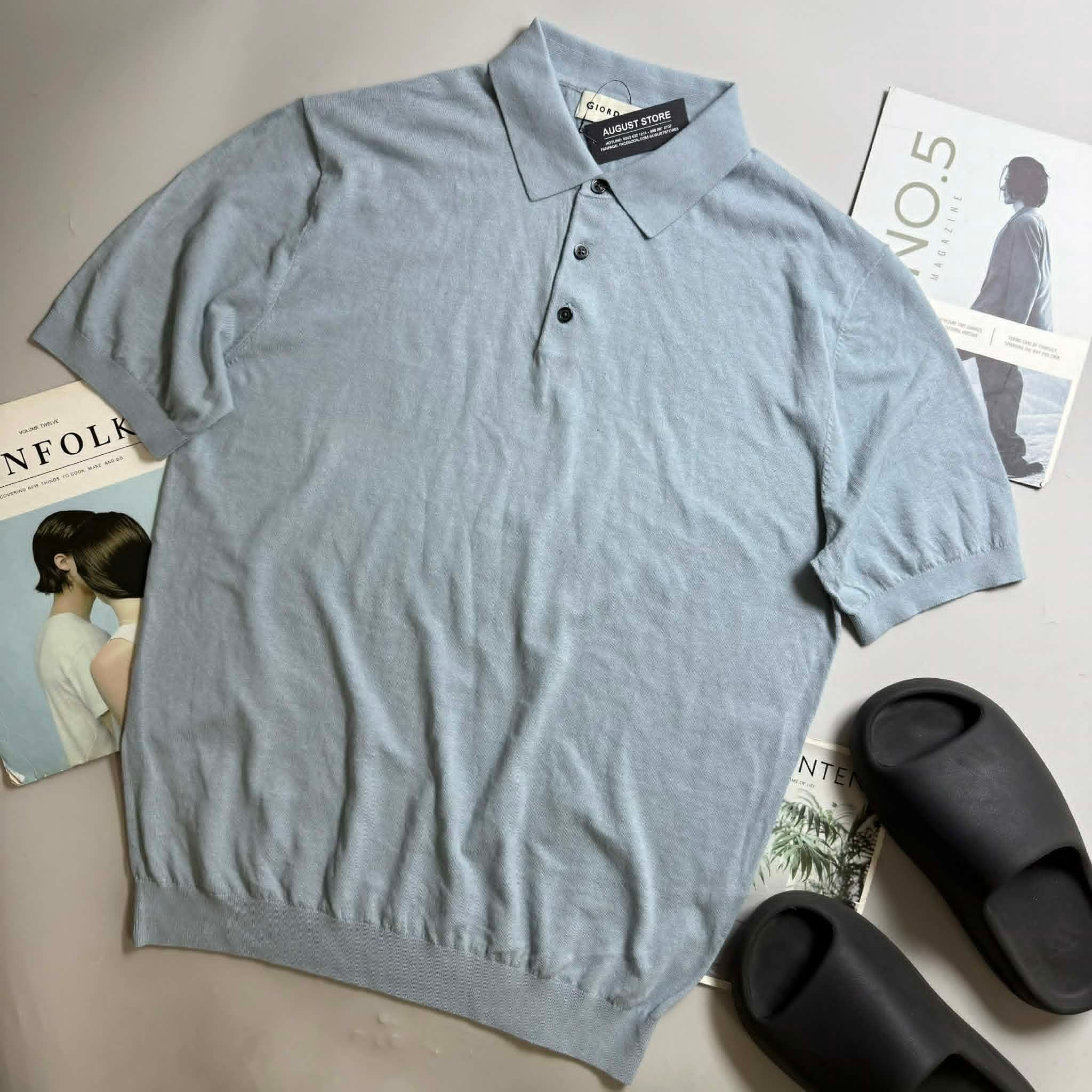 POLO LEN GIOR.DANO CỔ 3 KHUY 3926