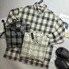 SƠ MI DT SP.AO KẺ CARO TÚI NGỰC OVERSIZE 3912