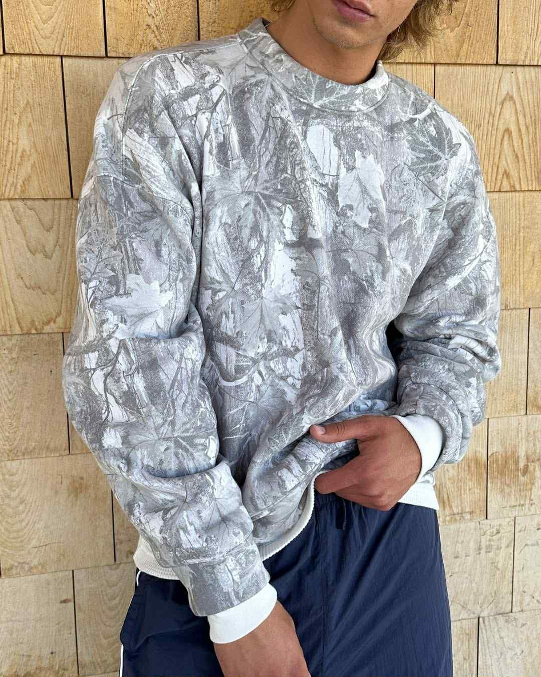 ÁO NỈ HOL.LISTER CAMO FORM BOXY FIT 3659