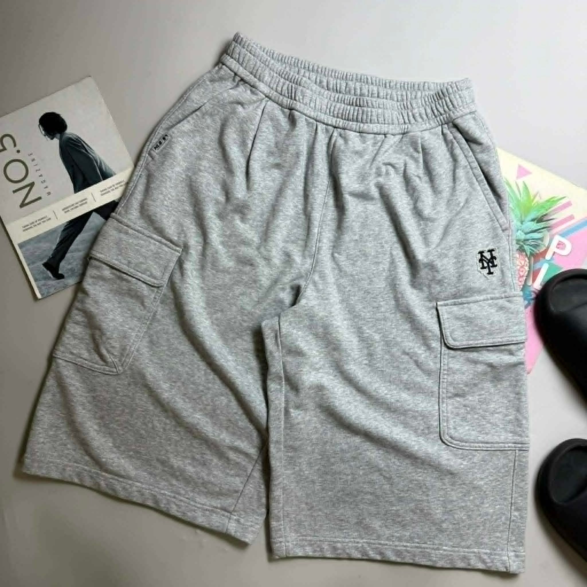 SHORT NỈ M.L.B BASIC SMALL LOGO CARGO 5460