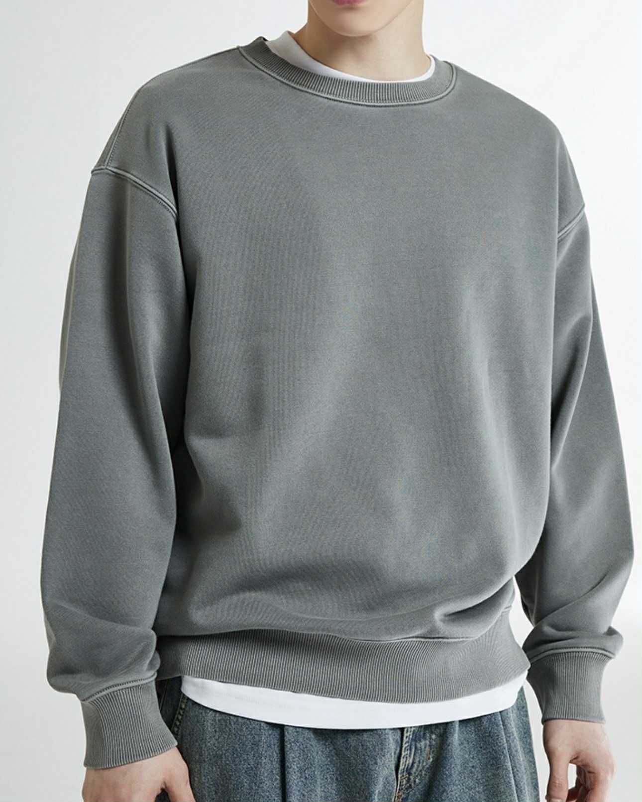 ÁO NỈ SPAO VẢI GIẶT WASH OVERSIZE 5203