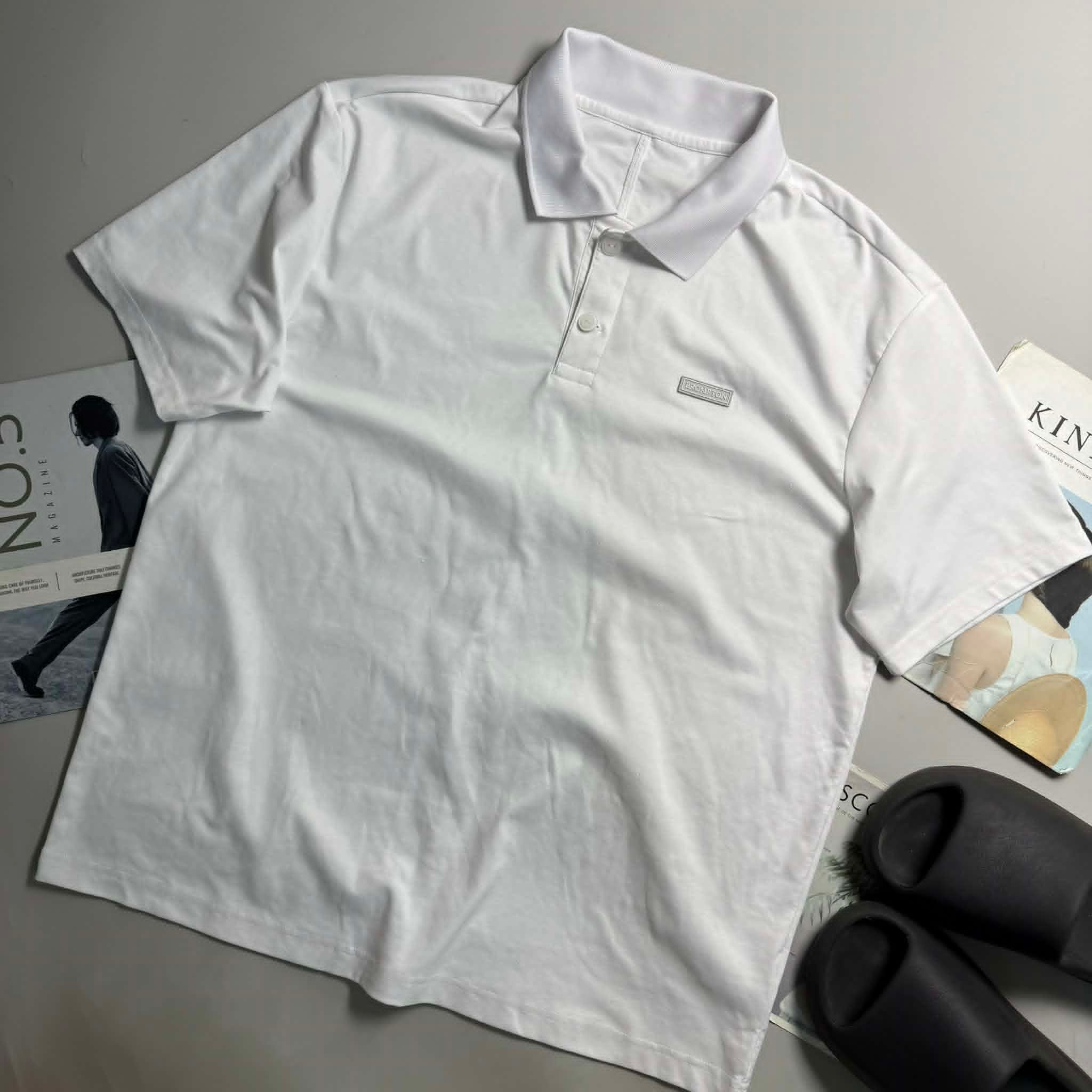 POLO BROMP.TON LOGO NGỰC VẢI SUPIMA 3695