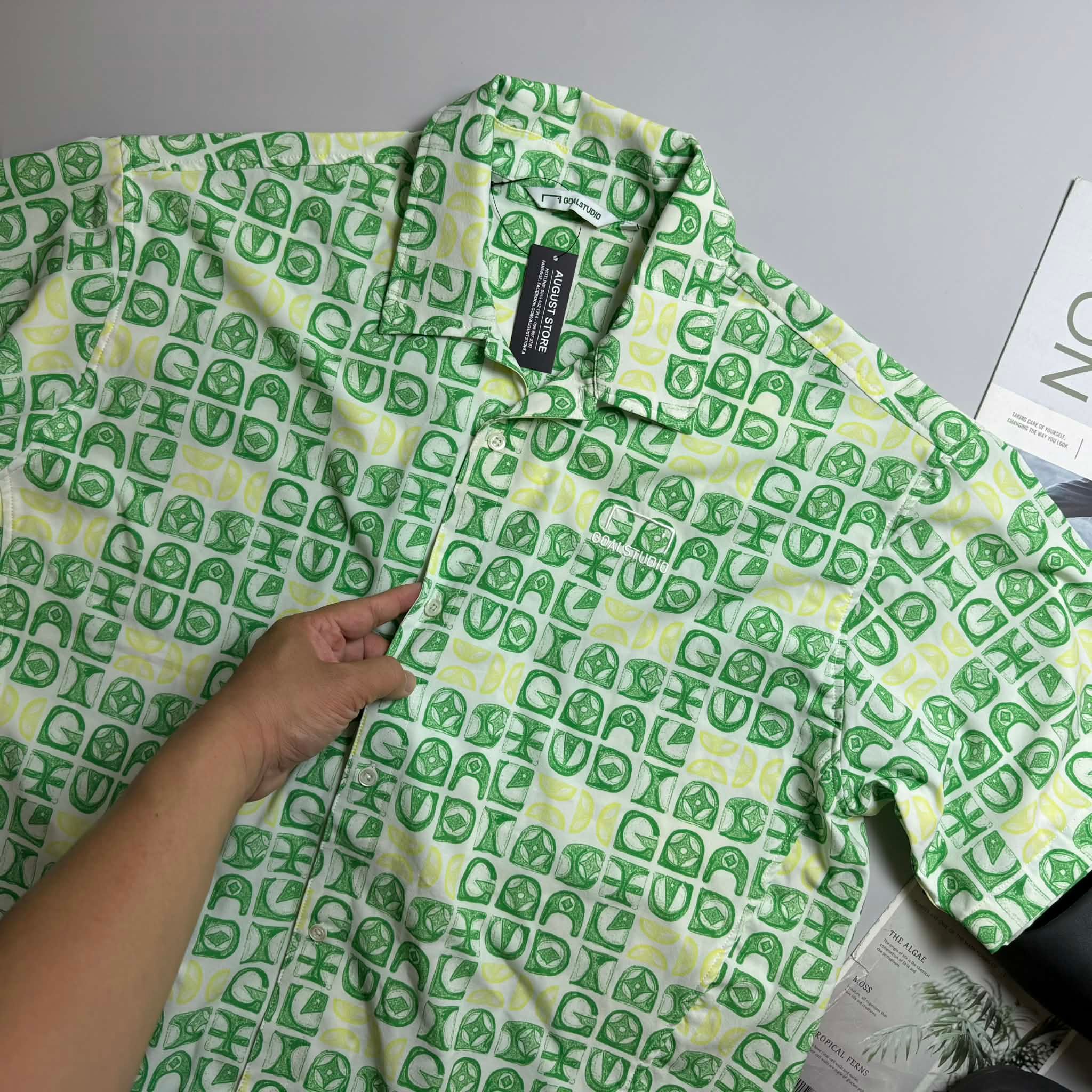 SƠ MI CỘC TAY GOAL.STUDIO IPANEMA BEACH 6601