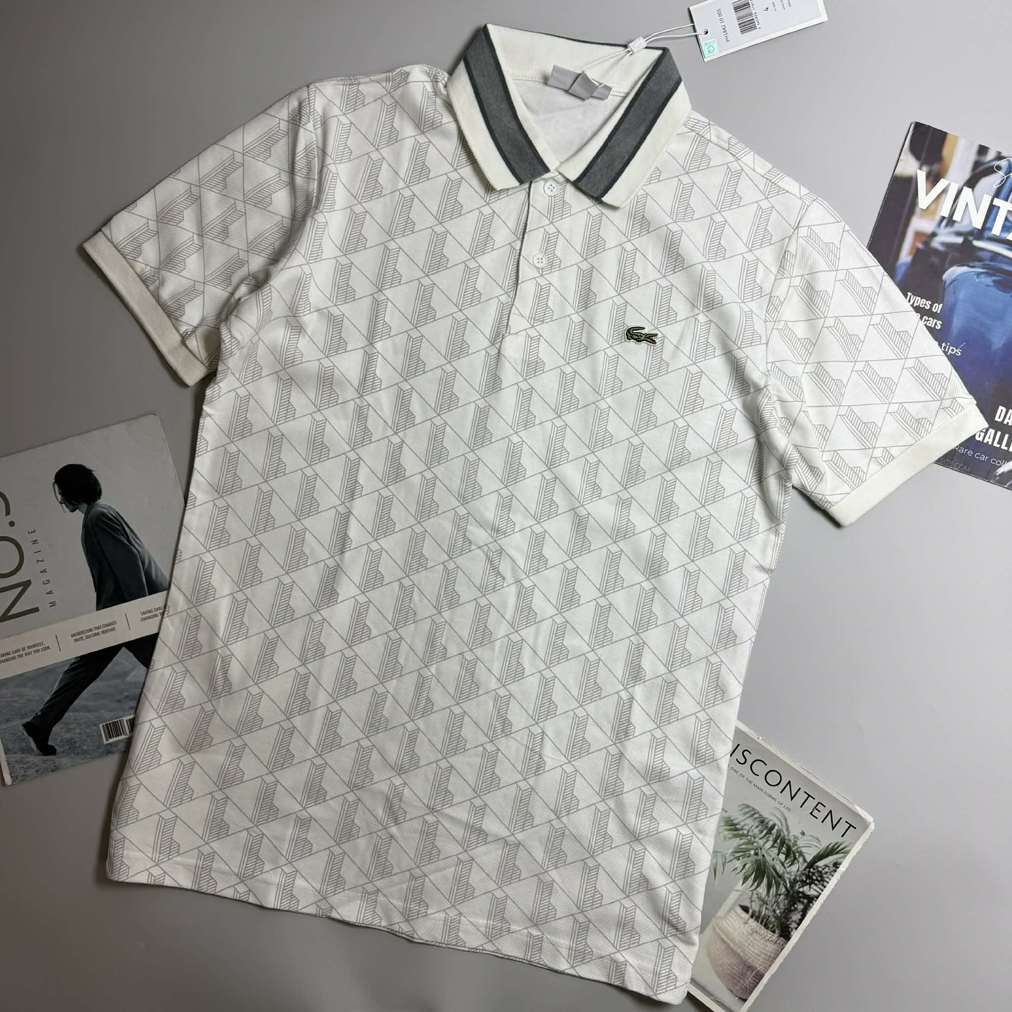 POLO LA.COSTE HỌA TIẾT SLIM 7620