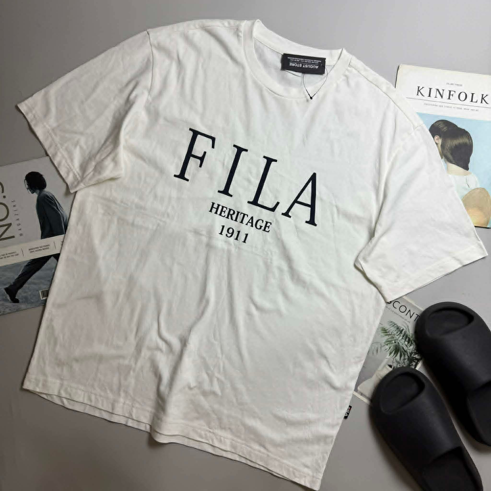 ÁO CT FI.LA UNISEX HERITAGE SERIF LOGO 6605