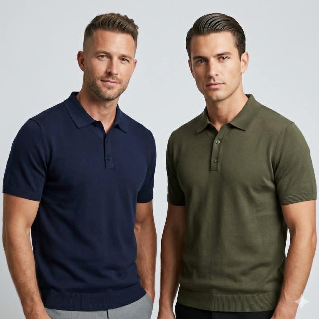 POLO LEN H.M REGULAR FIT FINE-KNIT 6374