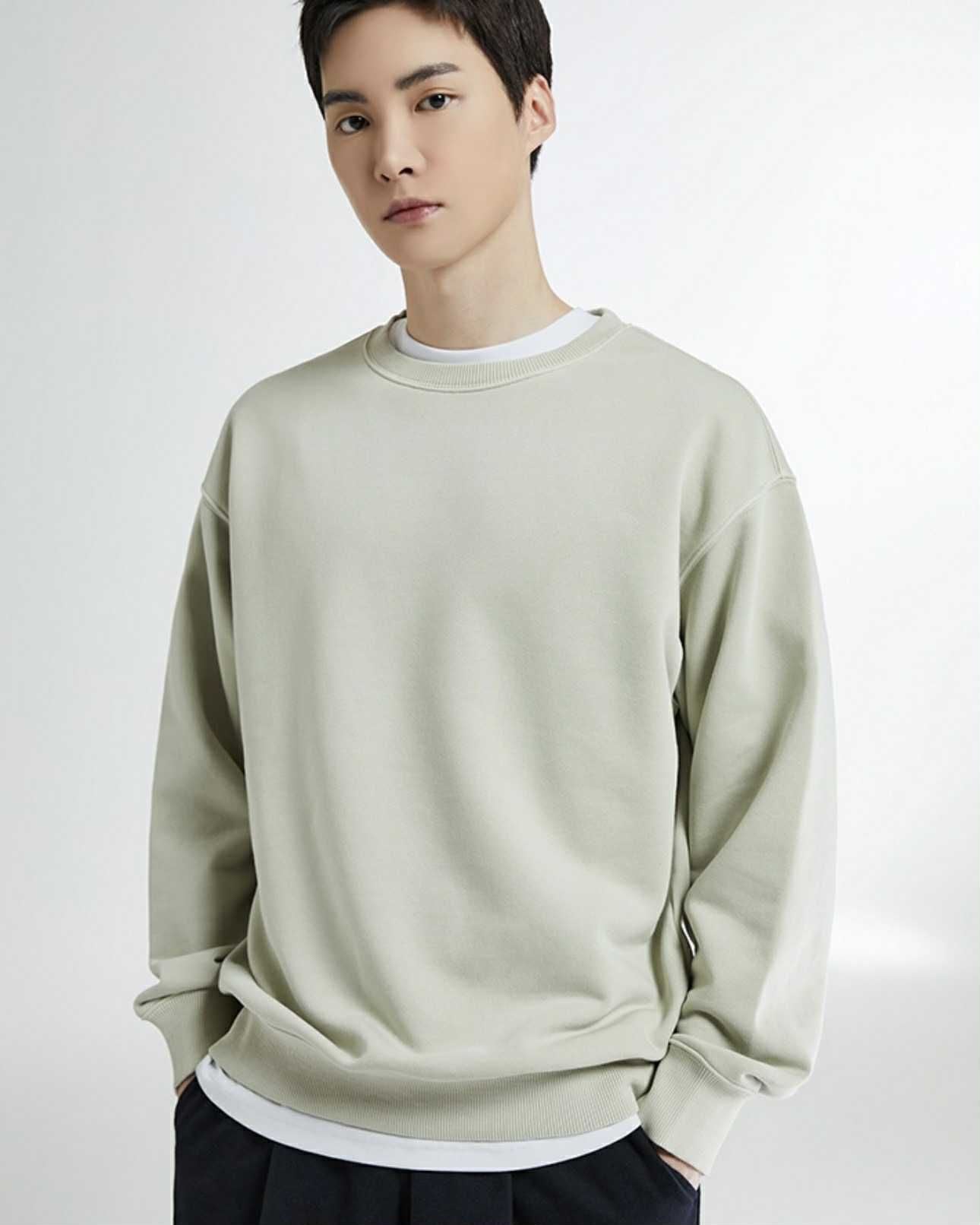 ÁO NỈ SPAO VẢI GIẶT WASH OVERSIZE 5203