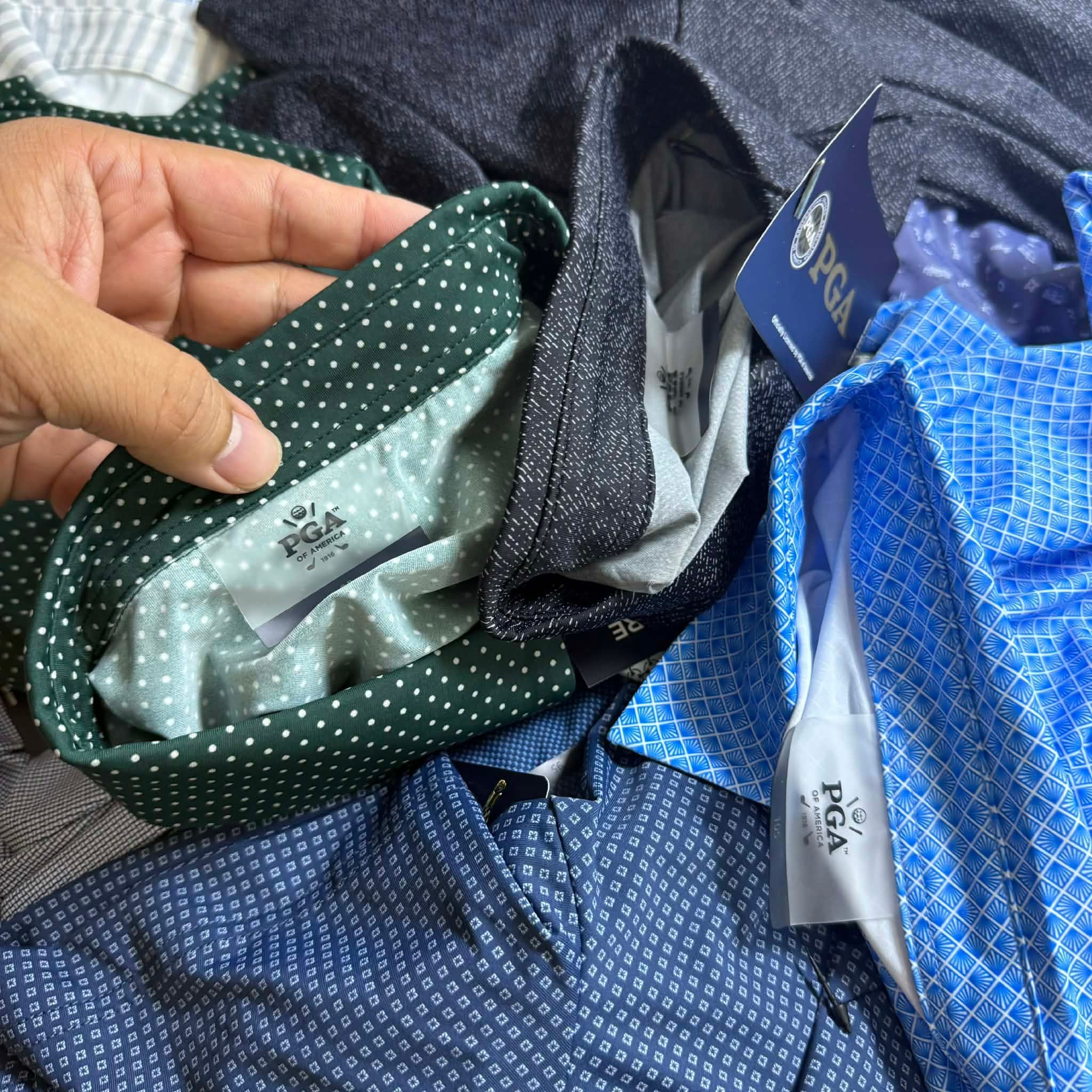 POLO P.G.A GOLF VẢI THUN LẠNH 5098