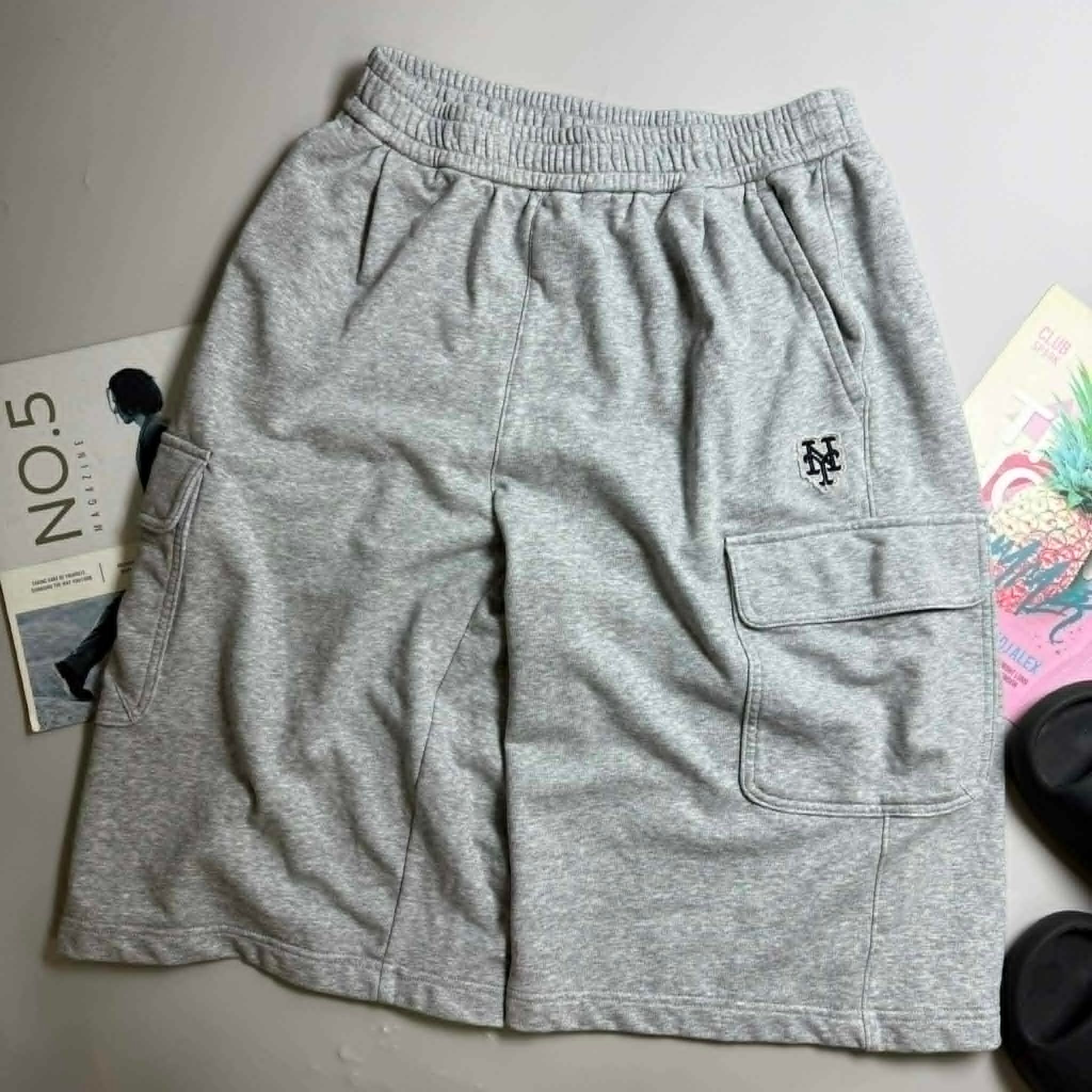SHORT NỈ M.L.B BASIC SMALL LOGO CARGO 5460