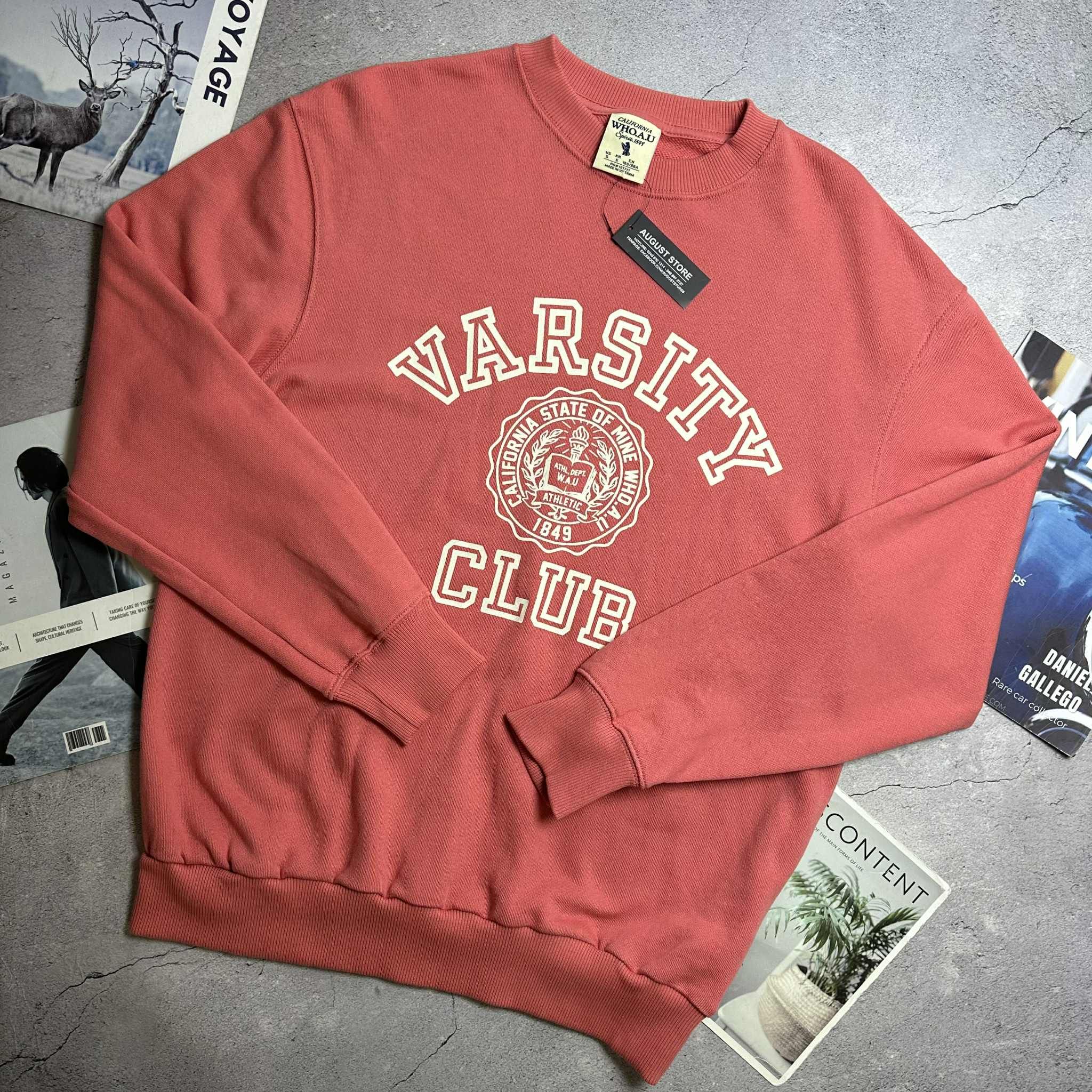 ÁO NỈ WHO.AU CALIFORNIA LETTER 7114