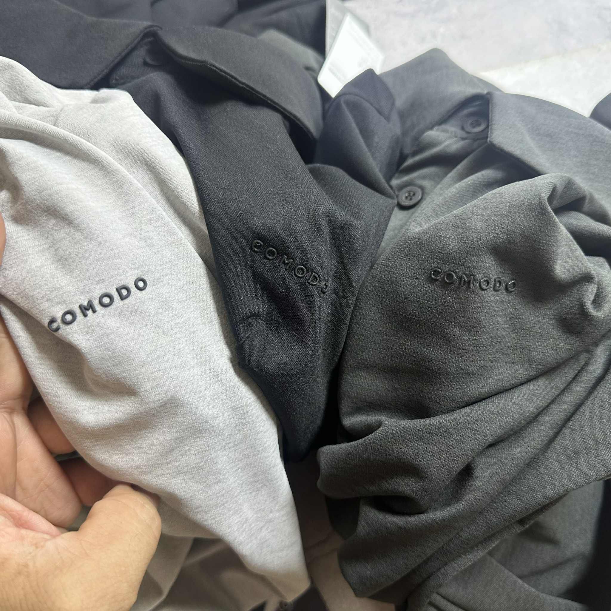 POLO NỈ DÀI TAY CO.MODO BASIC SLIM 5525