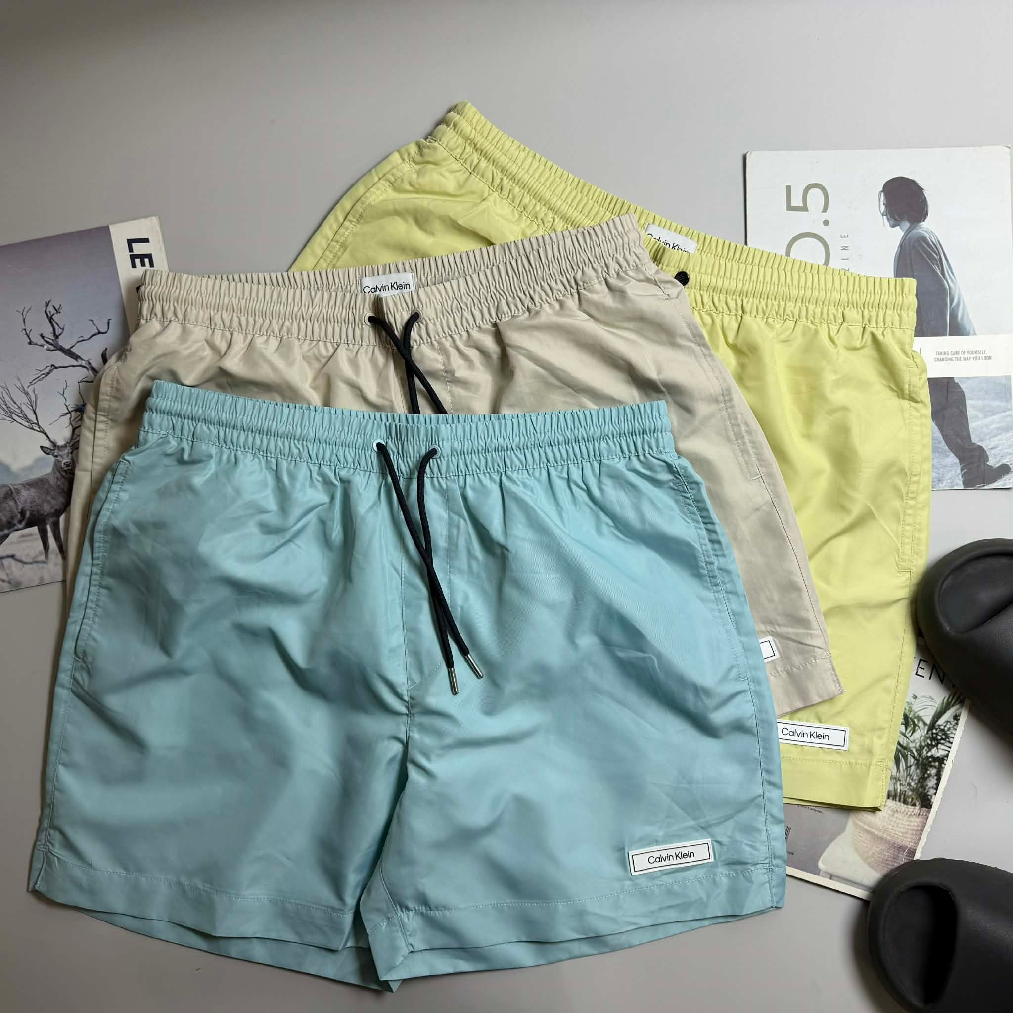 QUẦN BƠI C.K VẢI GIÓ LÓT LƯỚI 7157