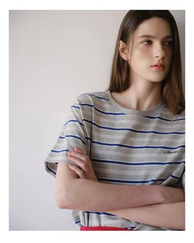 ÁO CỔ TRÒN KẺ NGANG PLASTIC.ISLAND 4462