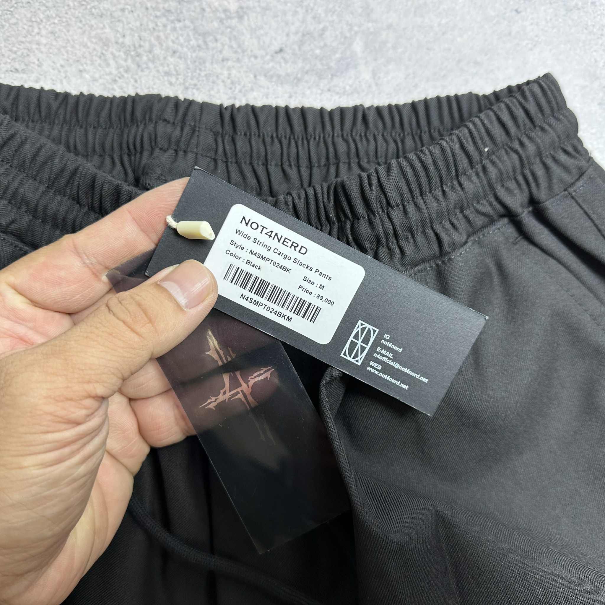 QUẦN TÚI HỘP NOT4.NERD DÁNG WIDE MẶC ĐÔI 4024