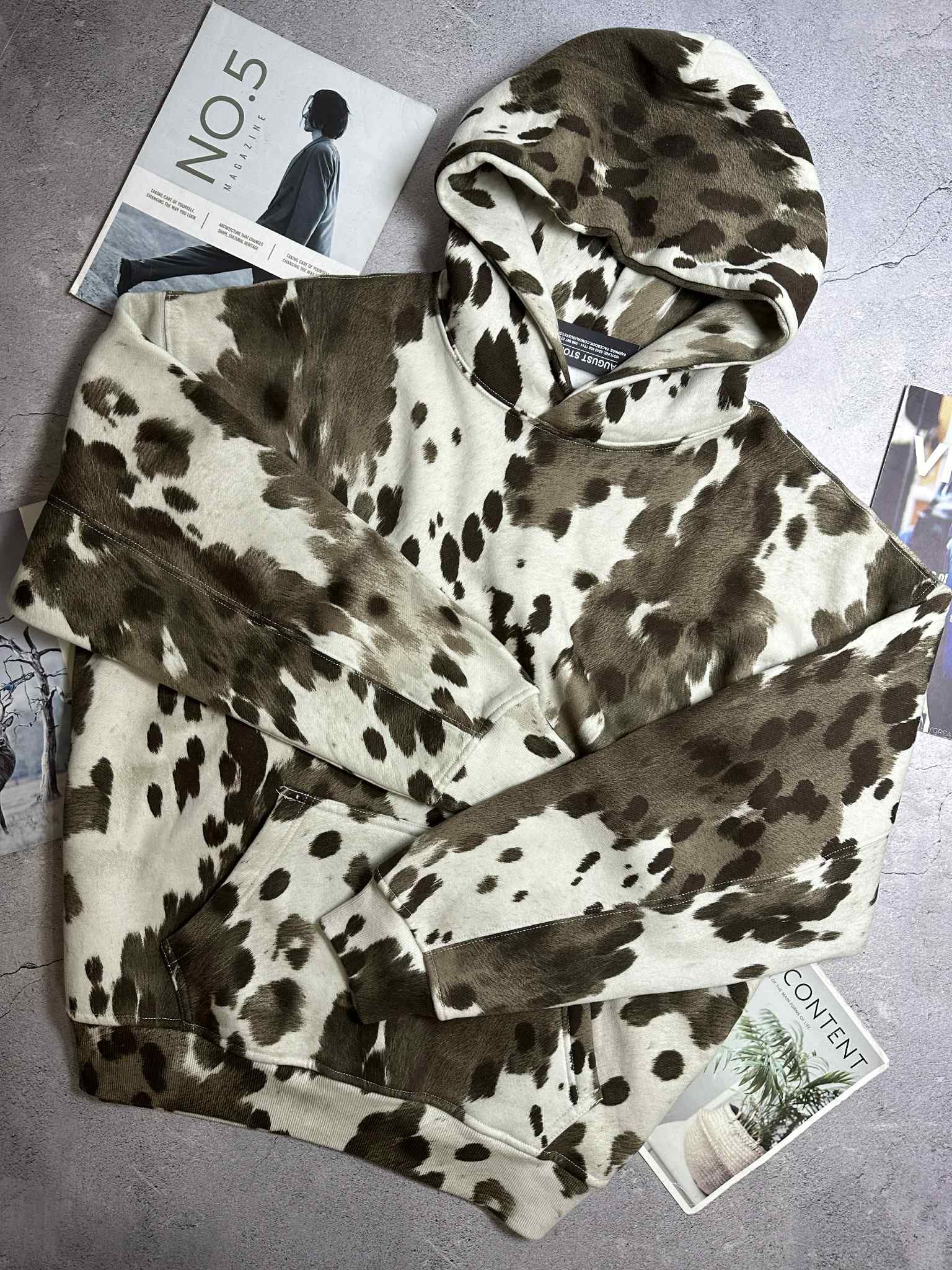 HOODIE NỈ MŨ A&F MICRO LOGO POPOVER 6850