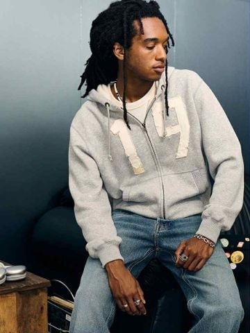 AK NỈ MŨ HOL.LISTER HỌA TIẾT SỐ 19 THÊU 6355