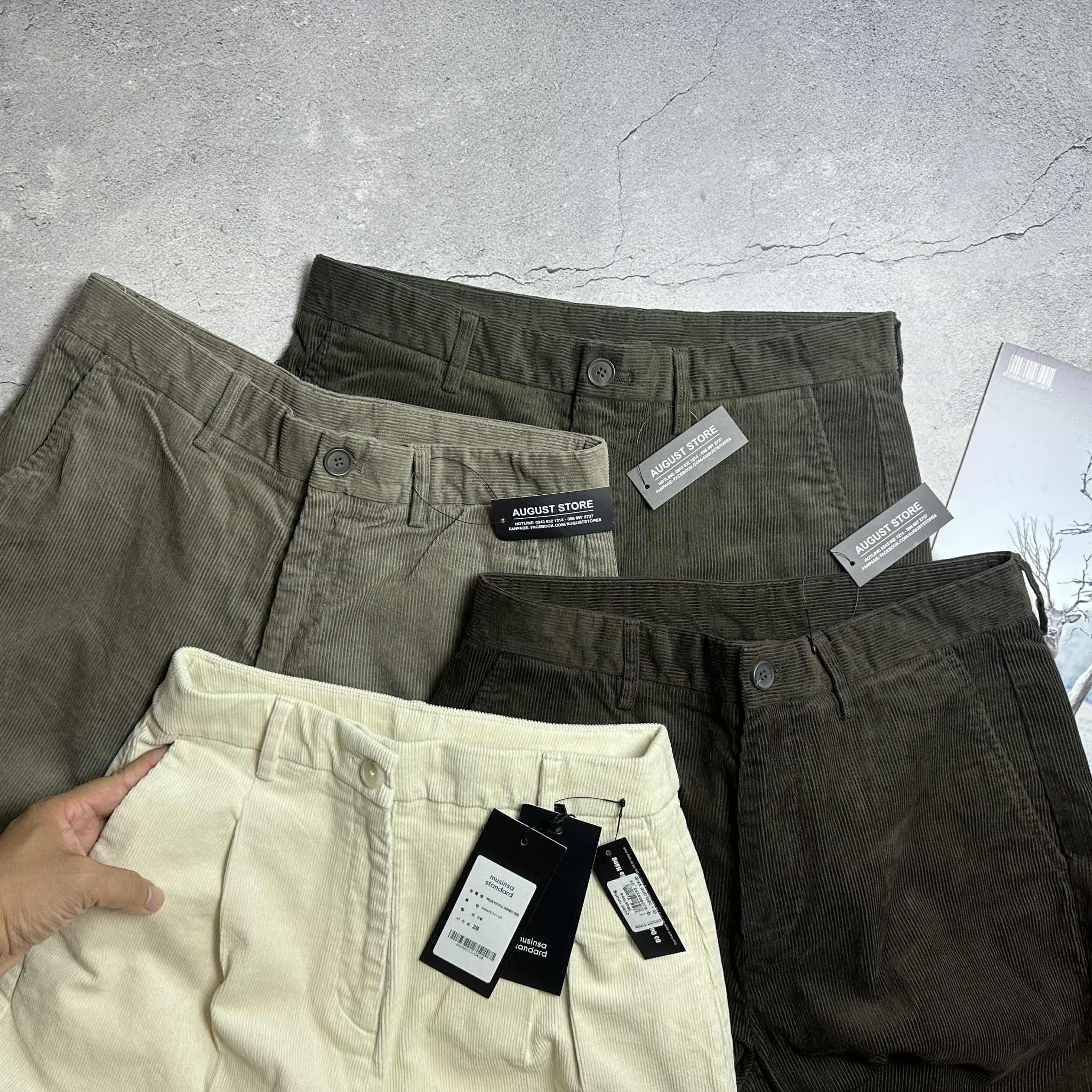 QUẦN NHUNG MU.SINSA CORDUROY REGULAR FIT 3788