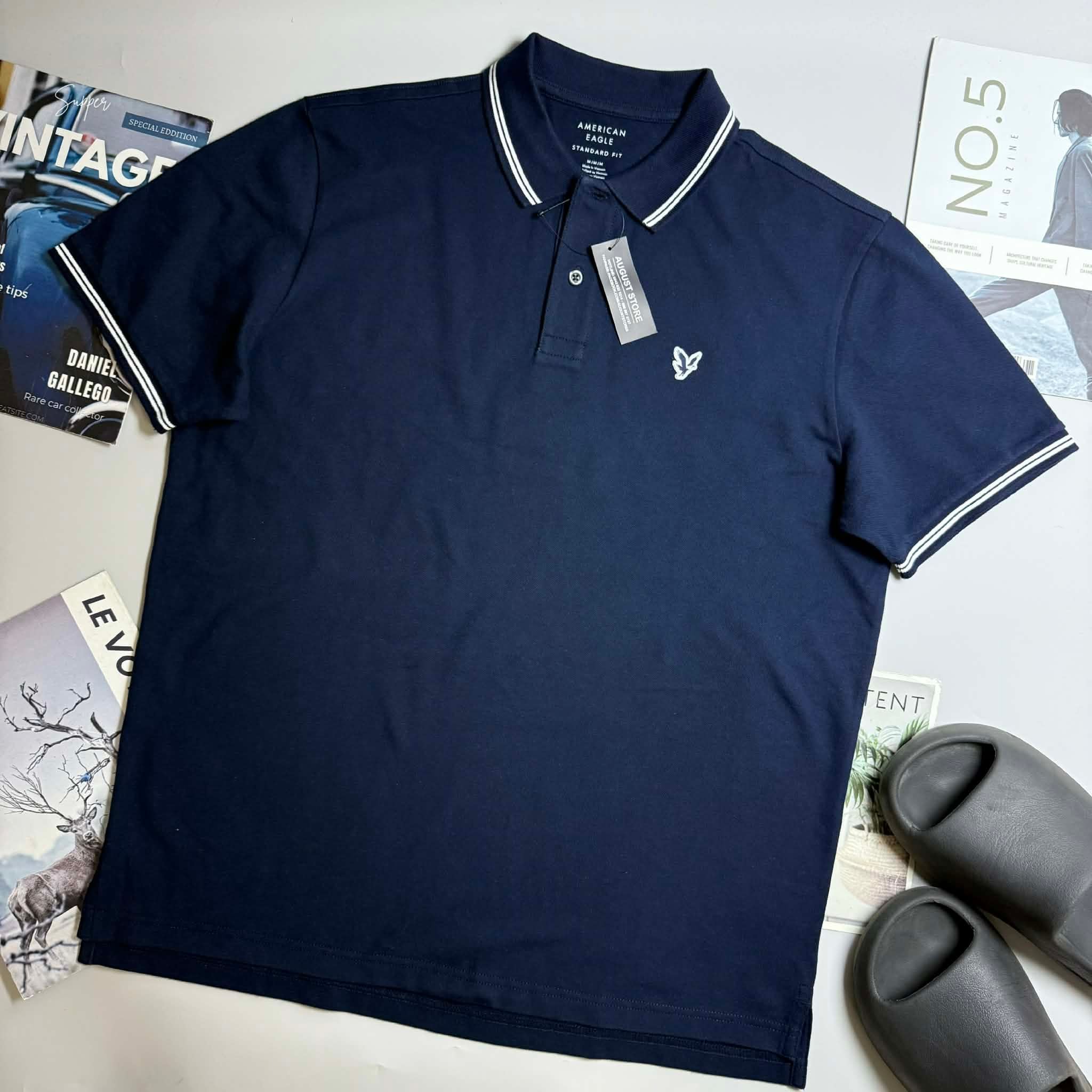 POLO AE LOGO NGỰC DÁNG STANDARD FIT 7723