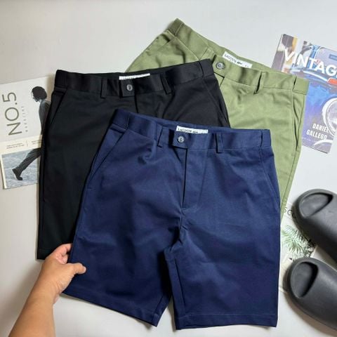 SHORT VẢI LA.COSTE CẠP CHUN LOGO TÚI 6623