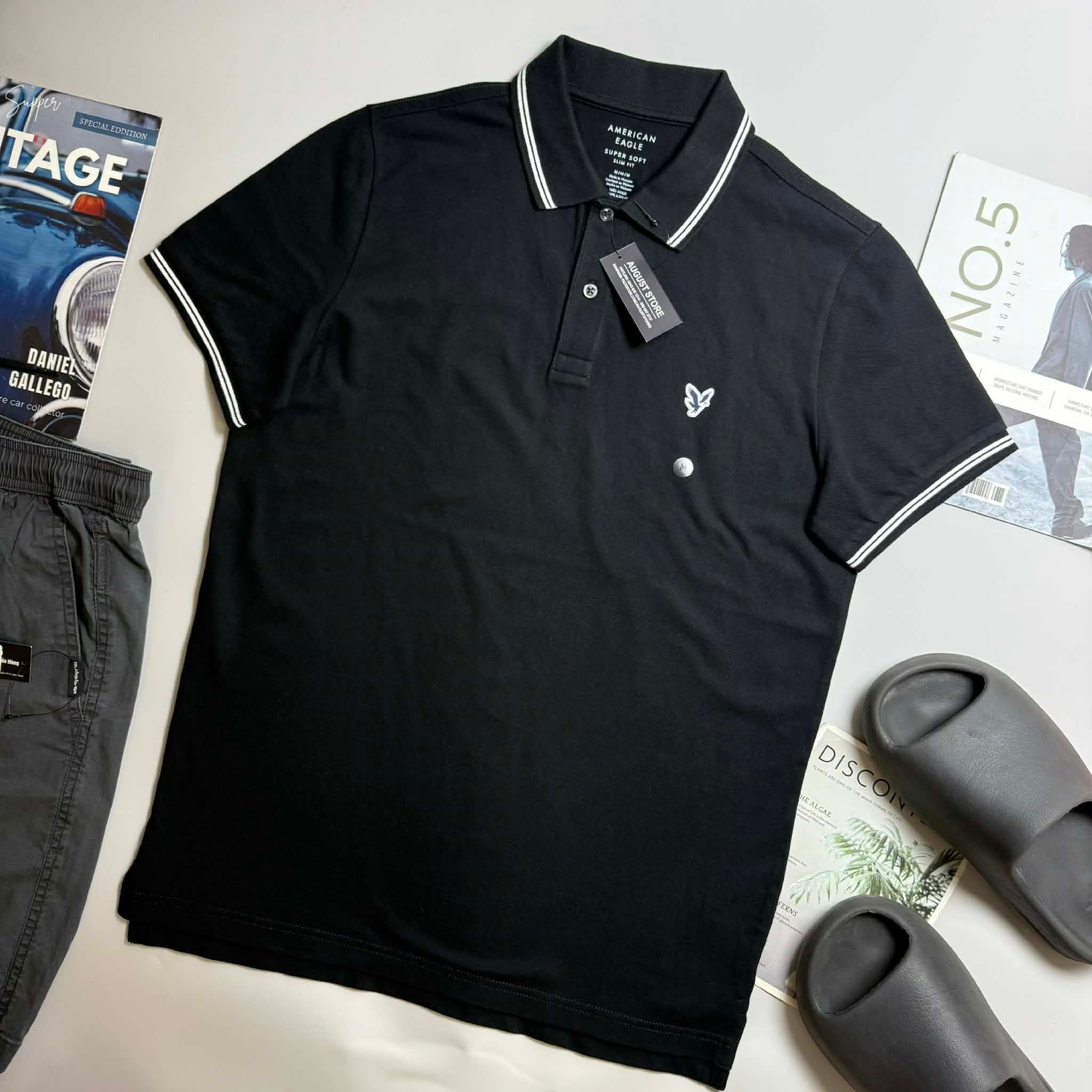 POLO AE LOGO NGỰC DÁNG SLIM FIT 7725