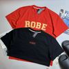 ÁO CỔ TRÒN KAP.PA IN CHỮ ROBE UNISEX 7638