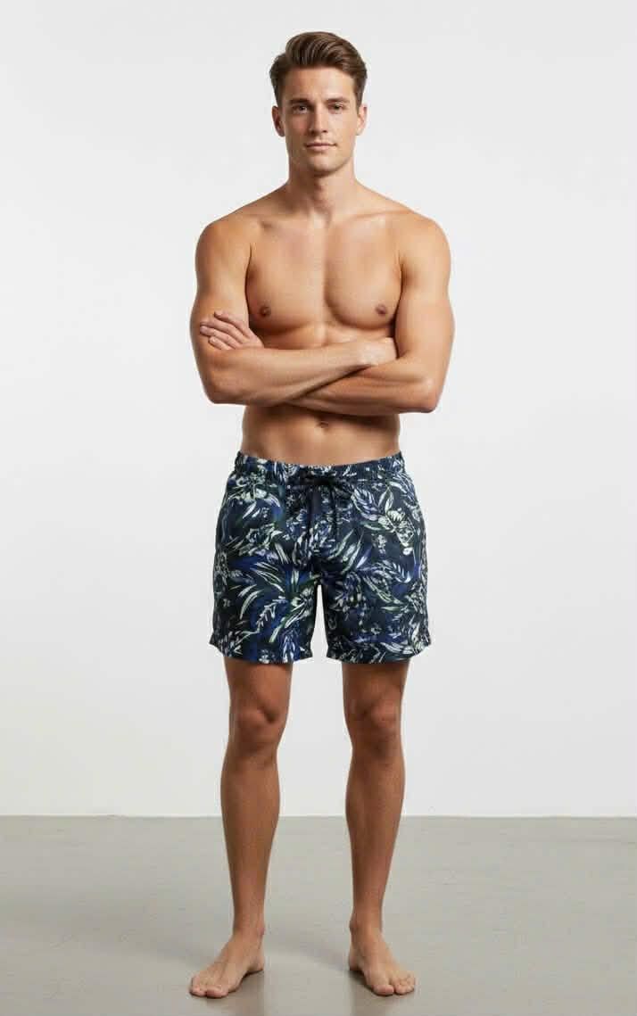 QUẦN BƠI TOMMY HỌA TIẾT LOGO 5667