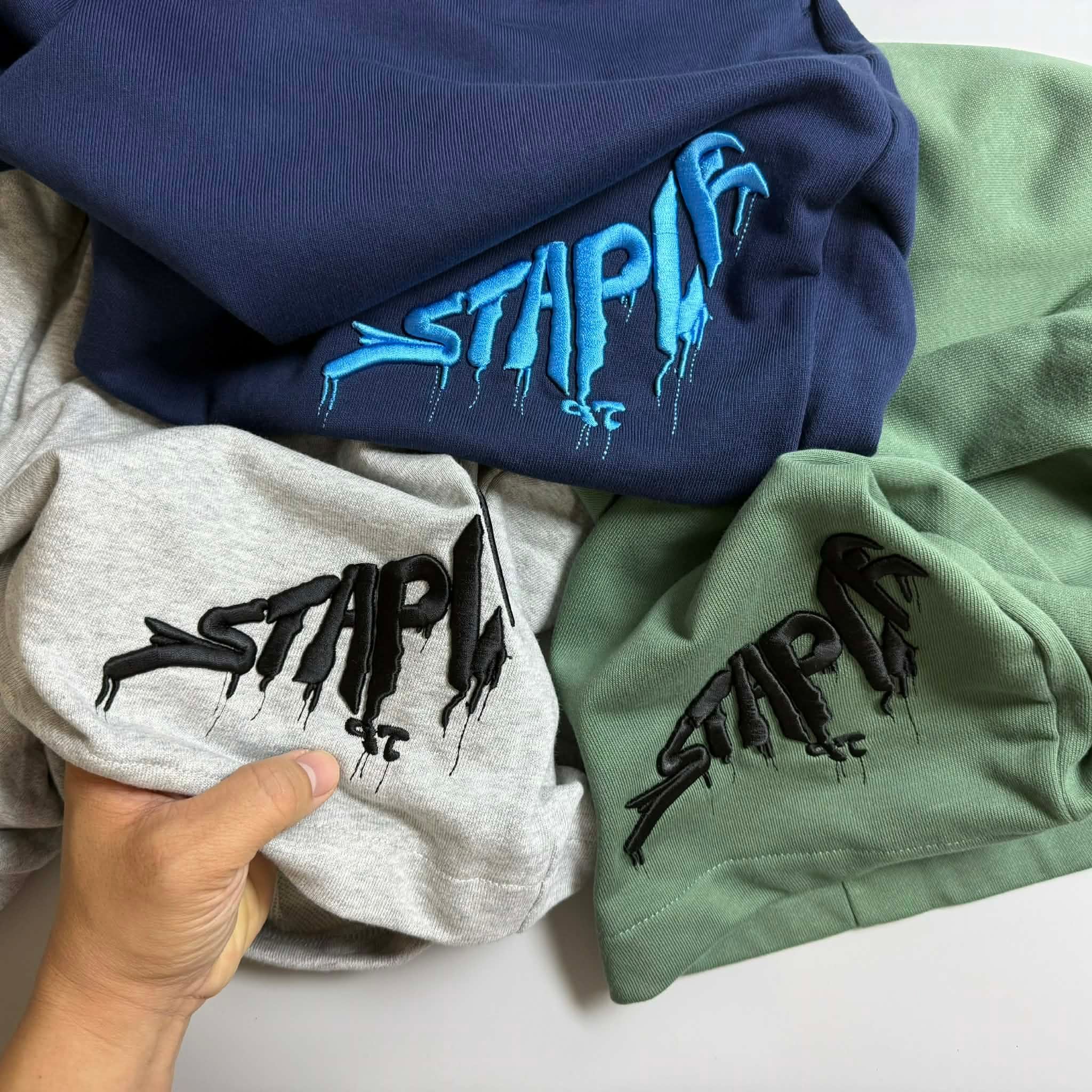 SHORT NỈ STAPLE CHỮ THÊU 5595