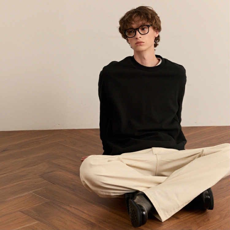 ÁO NỈ MIND.BRIDGE VÂN NỔI OVERSIZE 6136