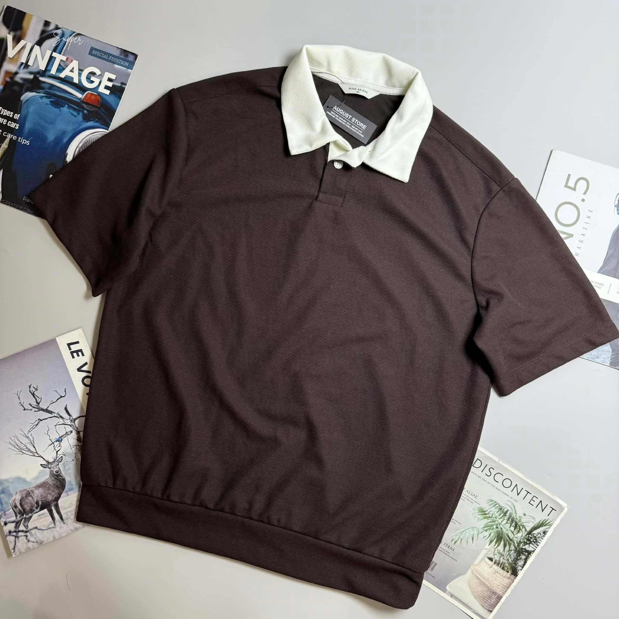 POLO MIND.BRIDGE PHỐI CỔ TRẮNG 3230