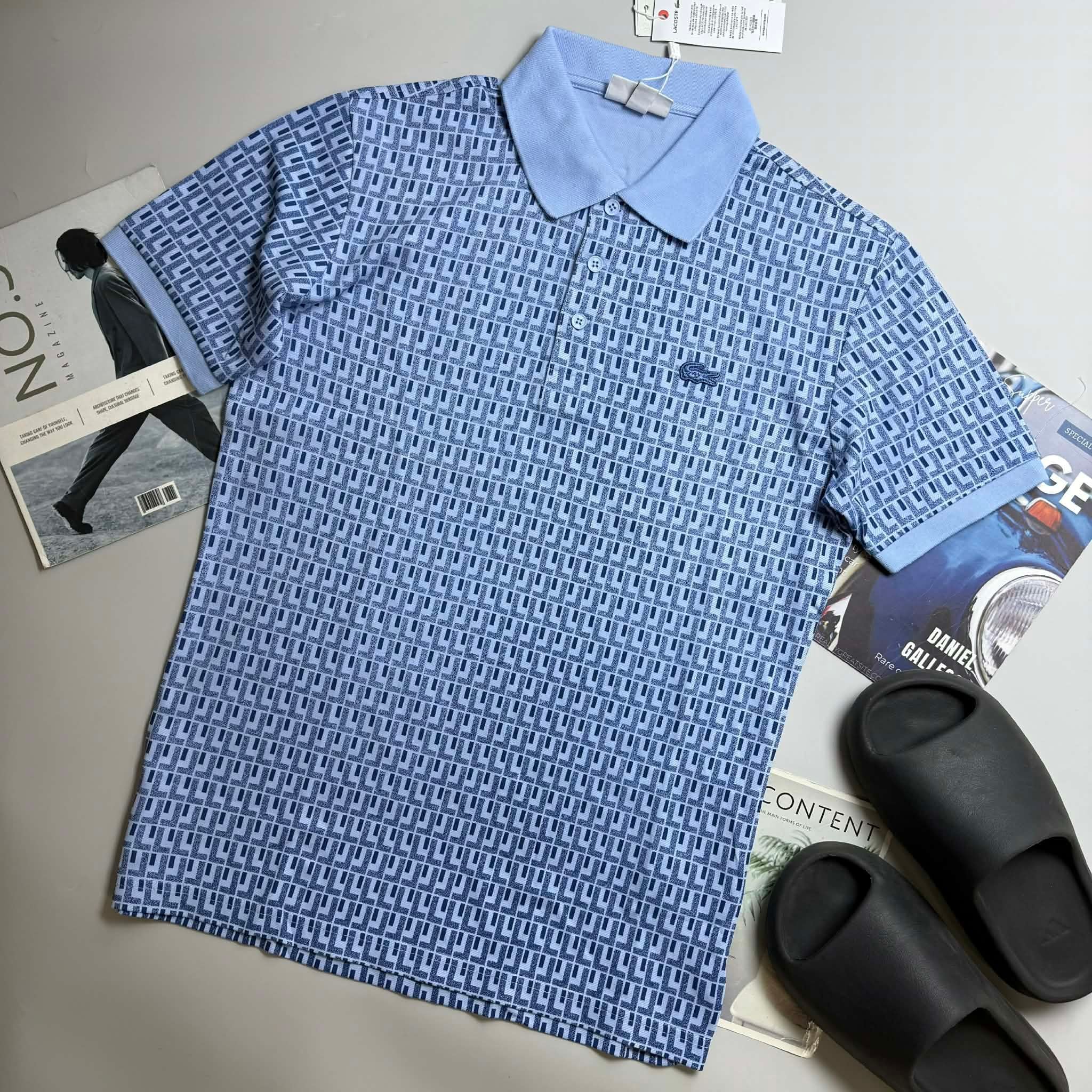 POLO LA.COSTE HỌA TIẾT LOGO NGỰC SLIM 7634