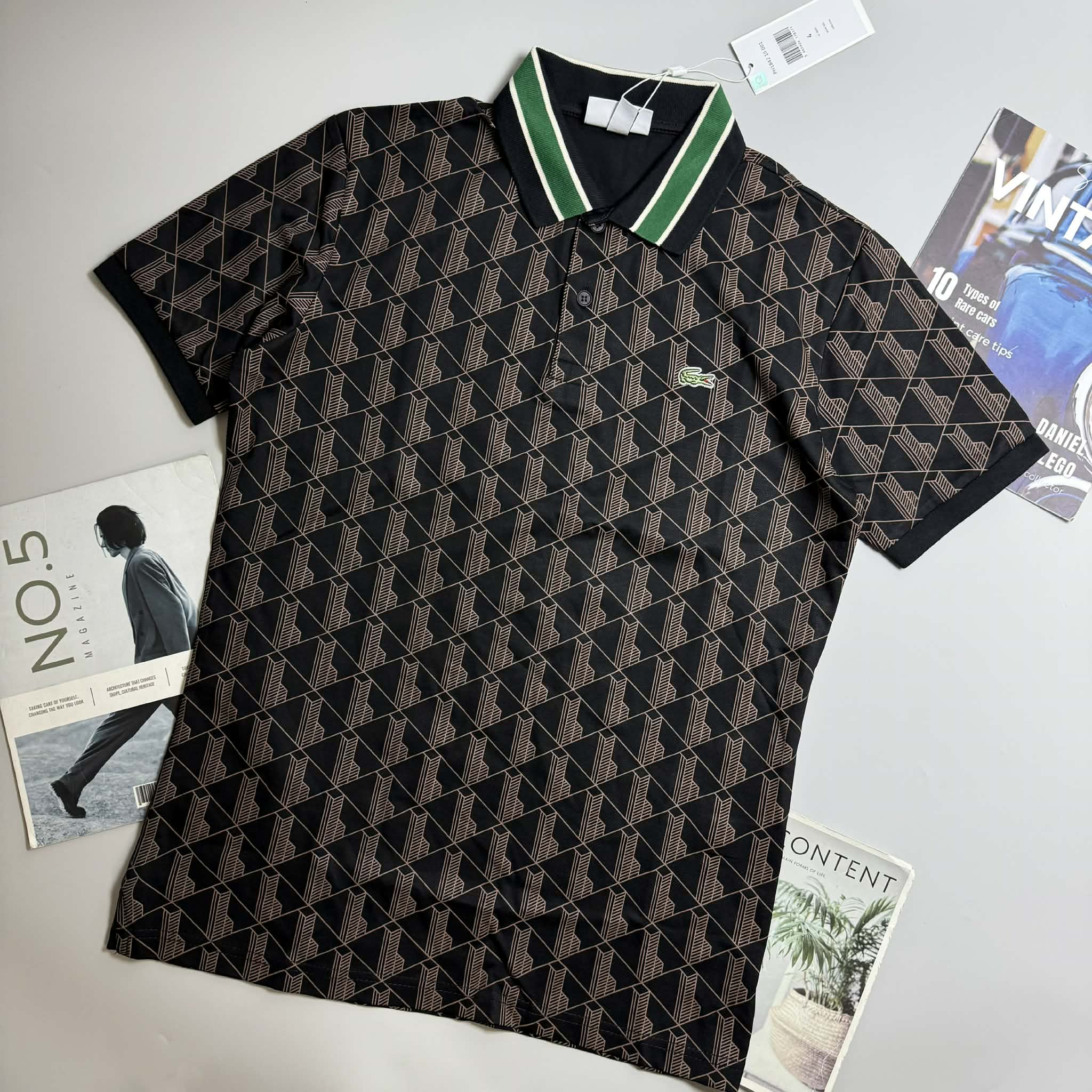 POLO LA.COSTE HỌA TIẾT SLIM 7620