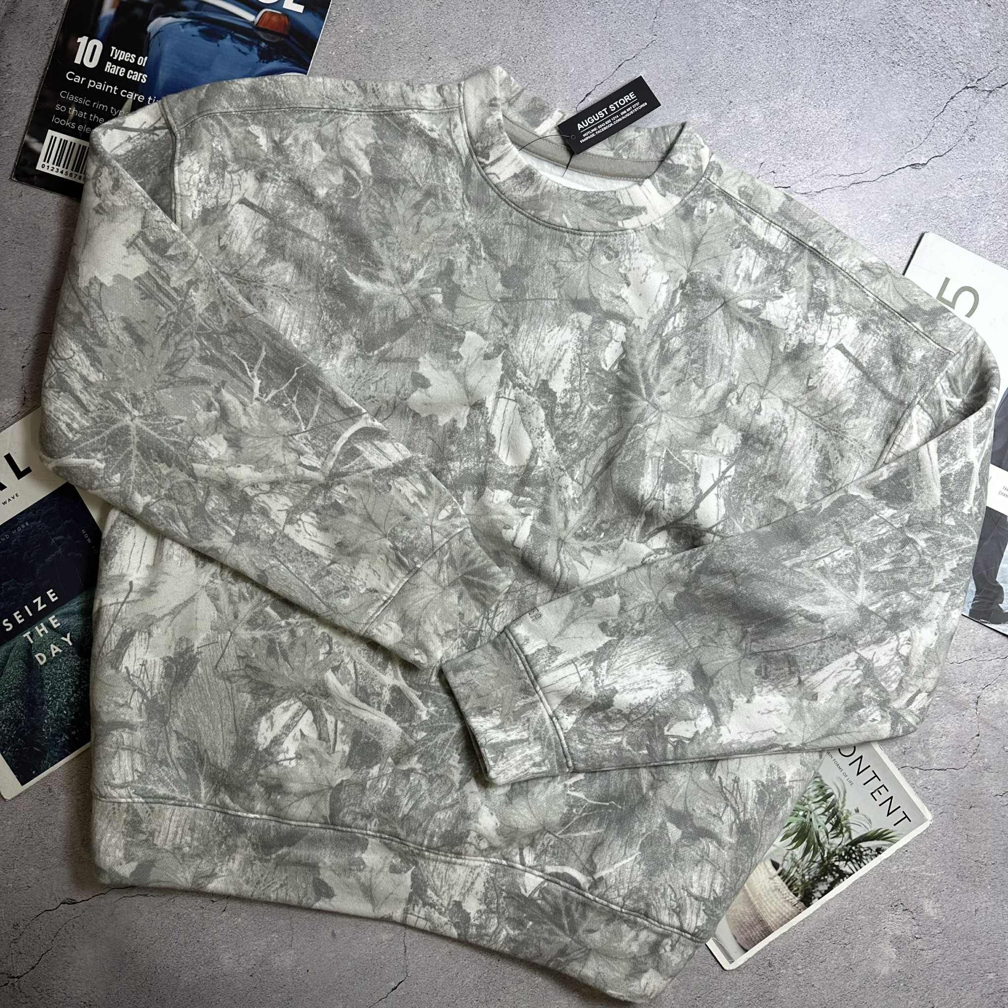 ÁO NỈ HOL.LISTER CAMO FORM BOXY FIT 3659