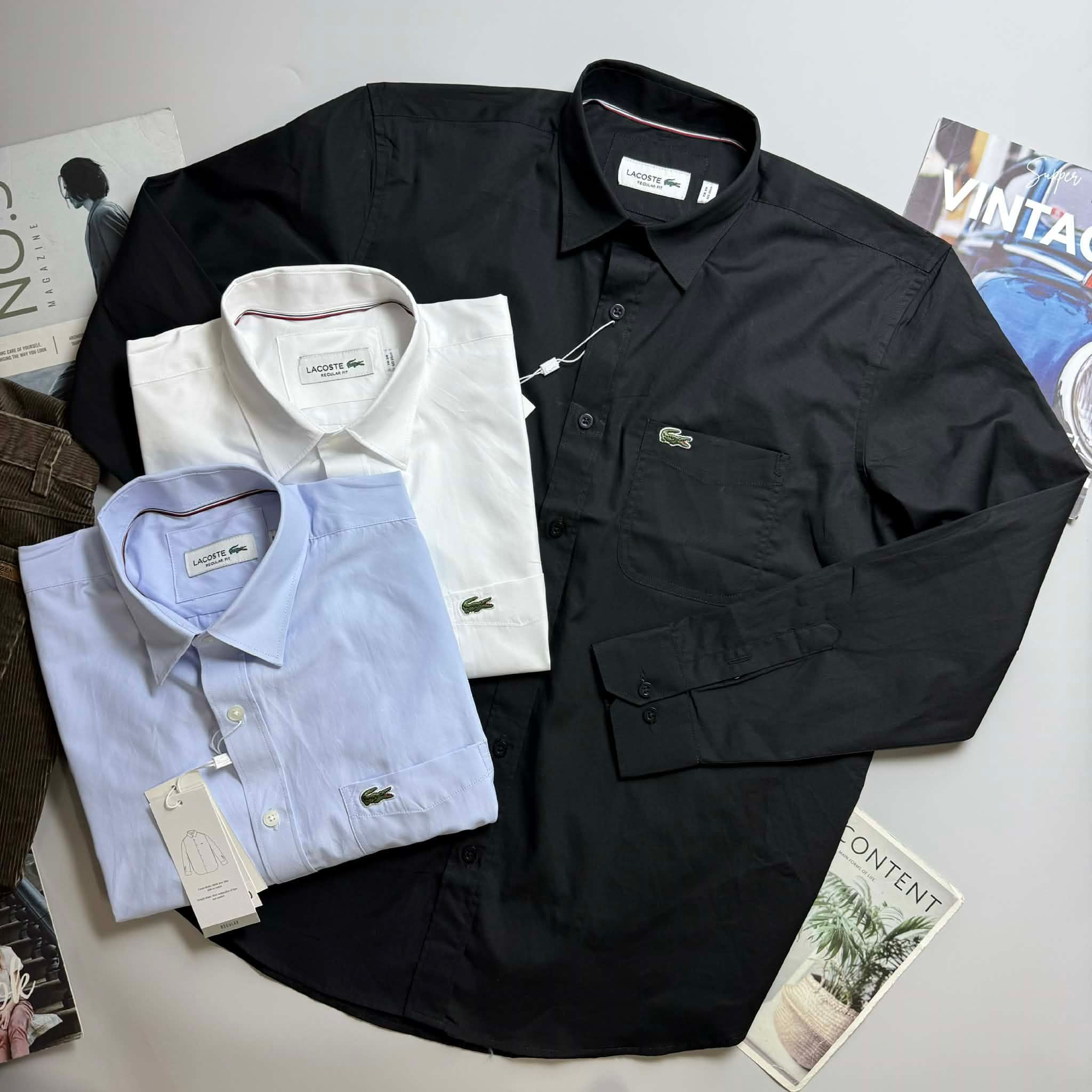 SƠ MI DT LA.COSTE TÚI NGỰC REGULAR FIT 6724