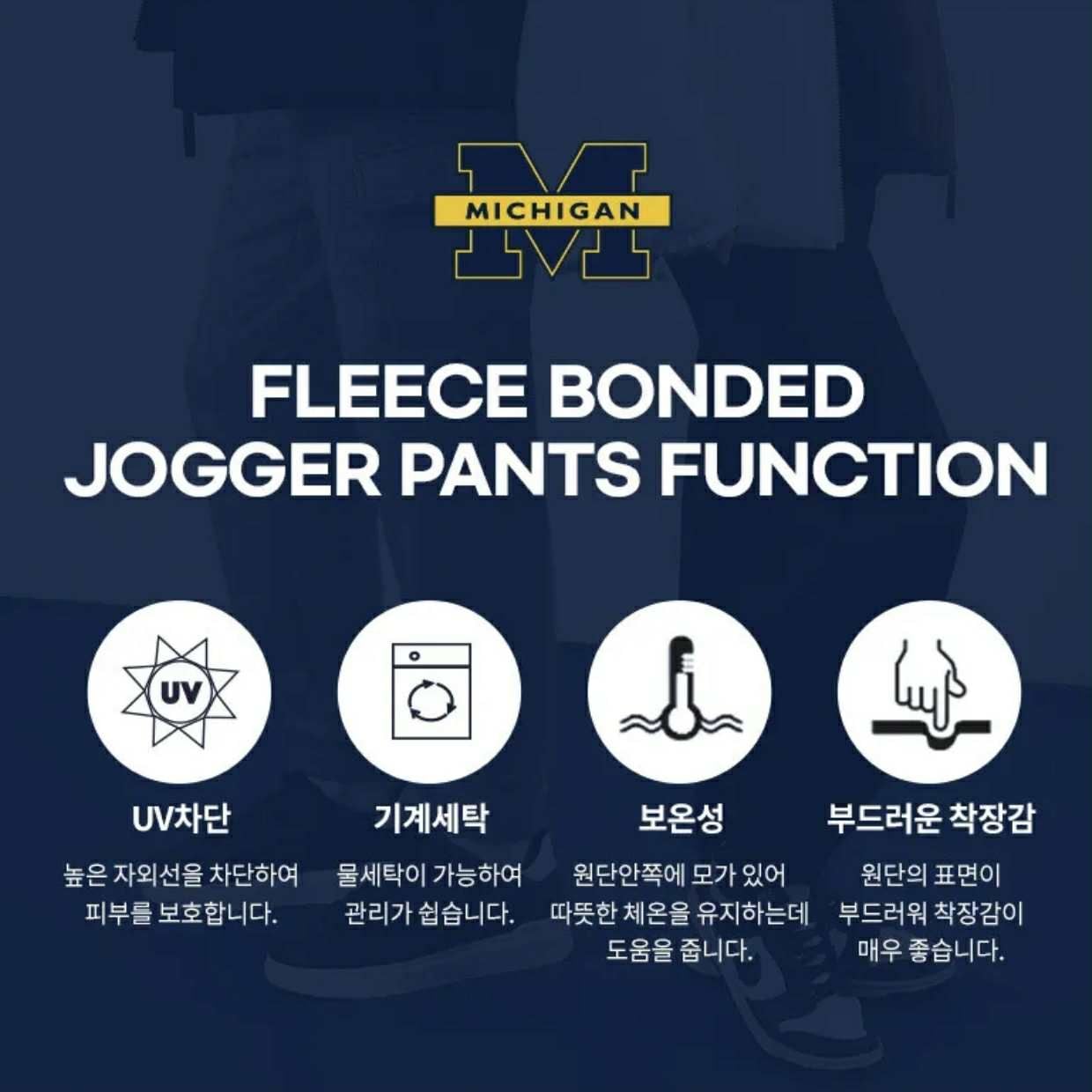 JOGGER NỈ LÓT LÔNG MICHIGAN MẶC ĐÔI 5999